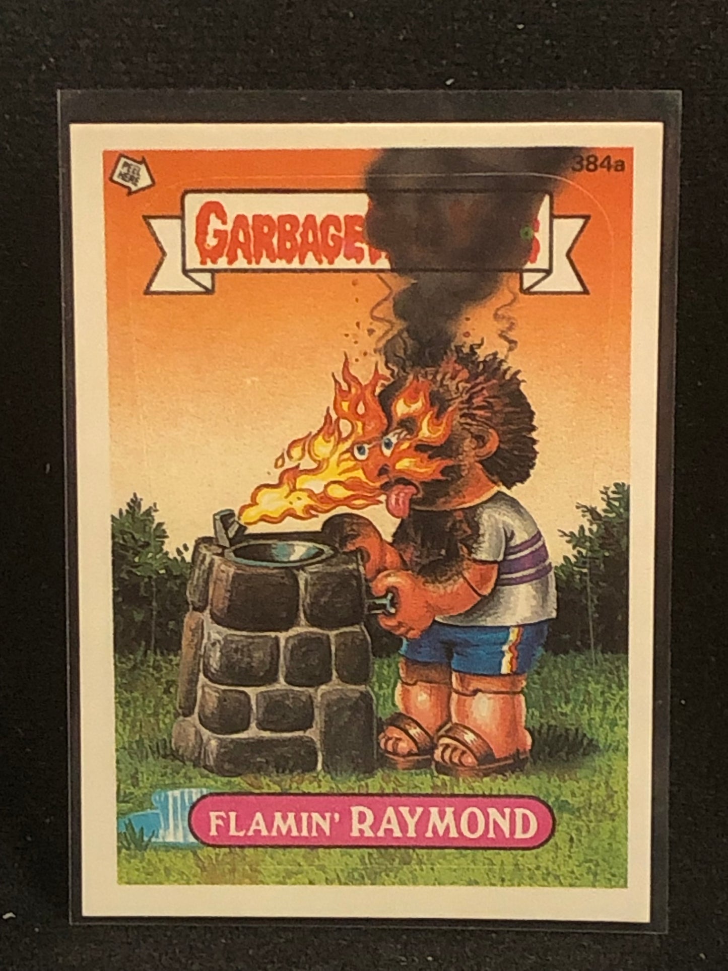 Garbage Pail Kids Original Series 10 (os10) 384a Flamin Raymond