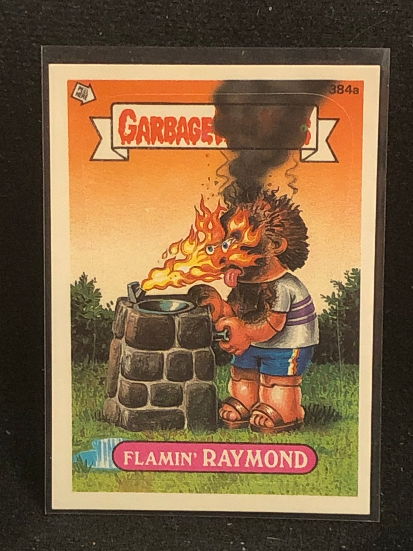 Garbage Pail Kids Original Series 10 (os10) 384a Flamin Raymond