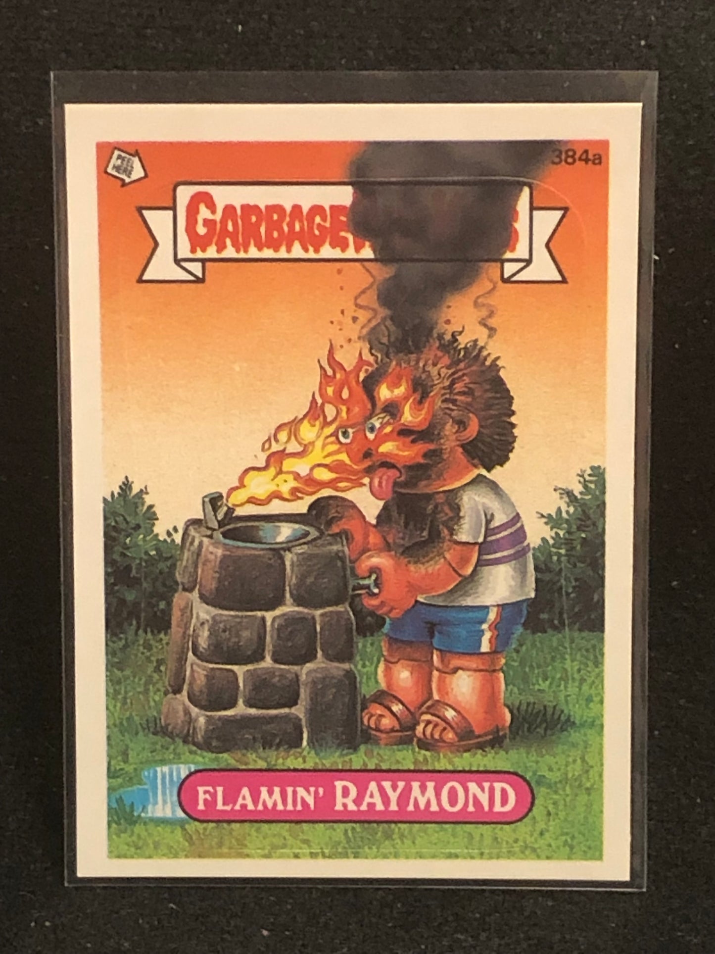 Garbage Pail Kids Original Series 10 (os10) 384a Flamin Raymond