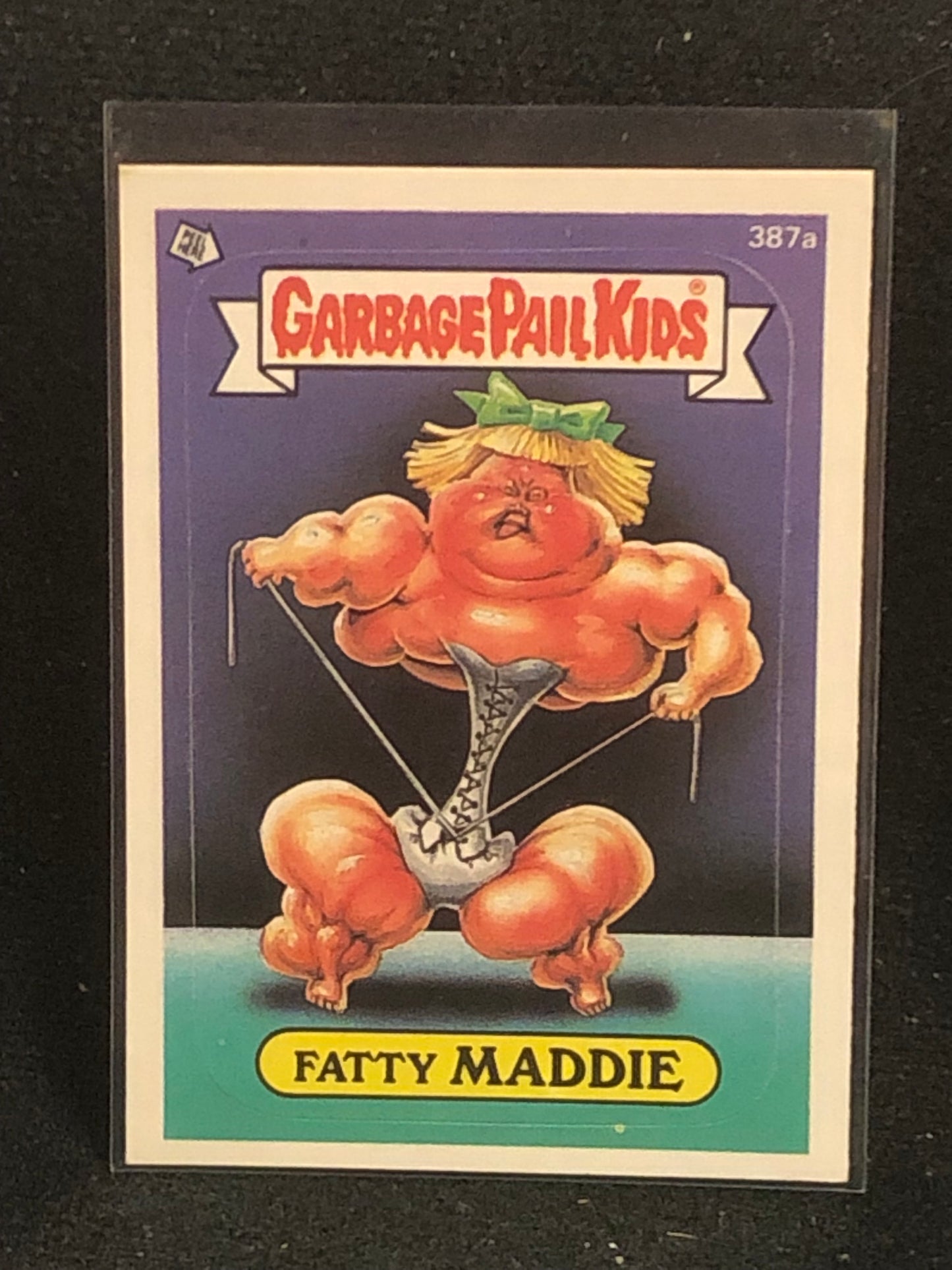 Garbage Pail Kids Original Series 10 (os10) 387a Fatty Maddie