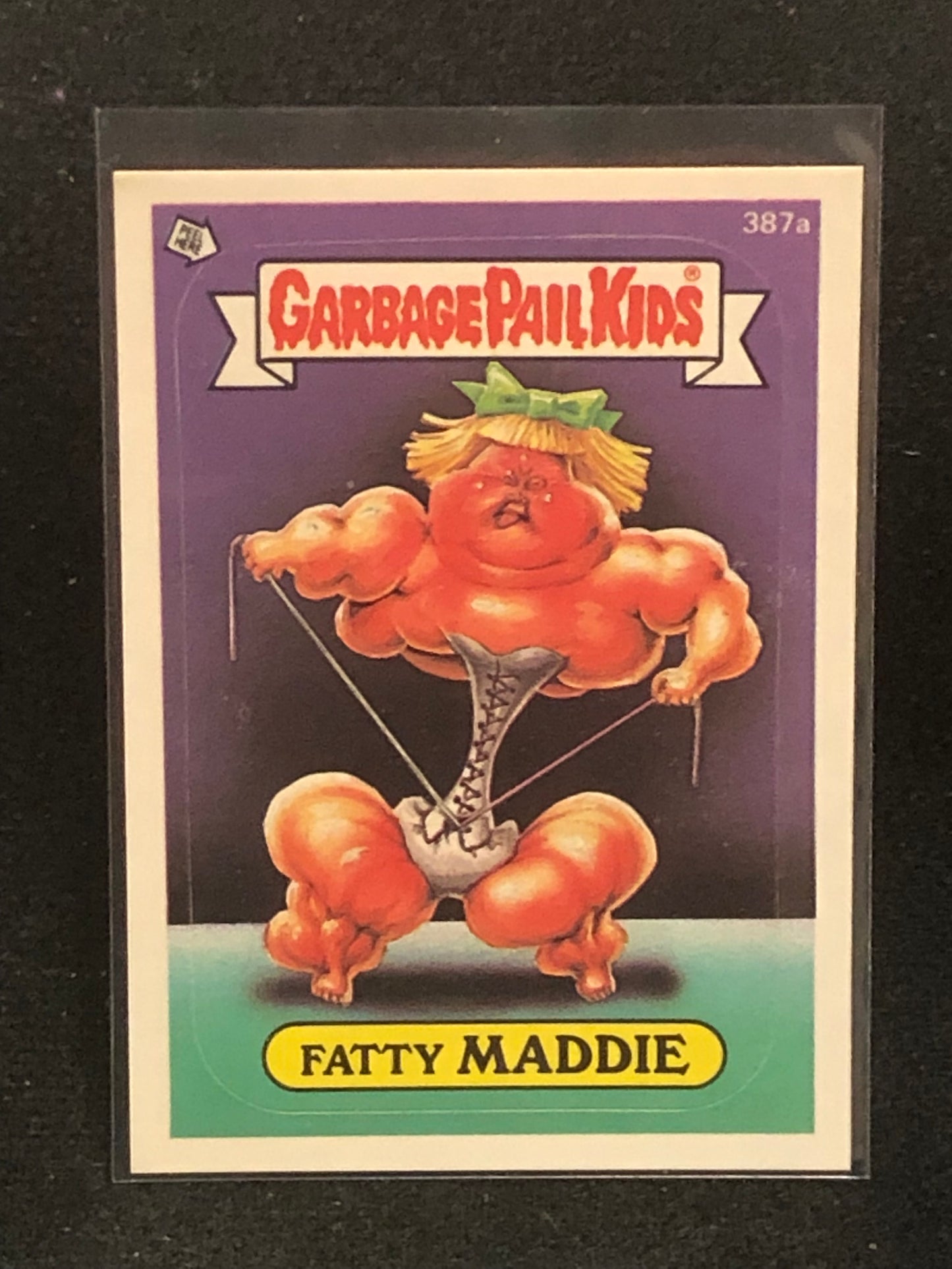 Garbage Pail Kids Original Series 10 (os10) 387a Fatty Maddie