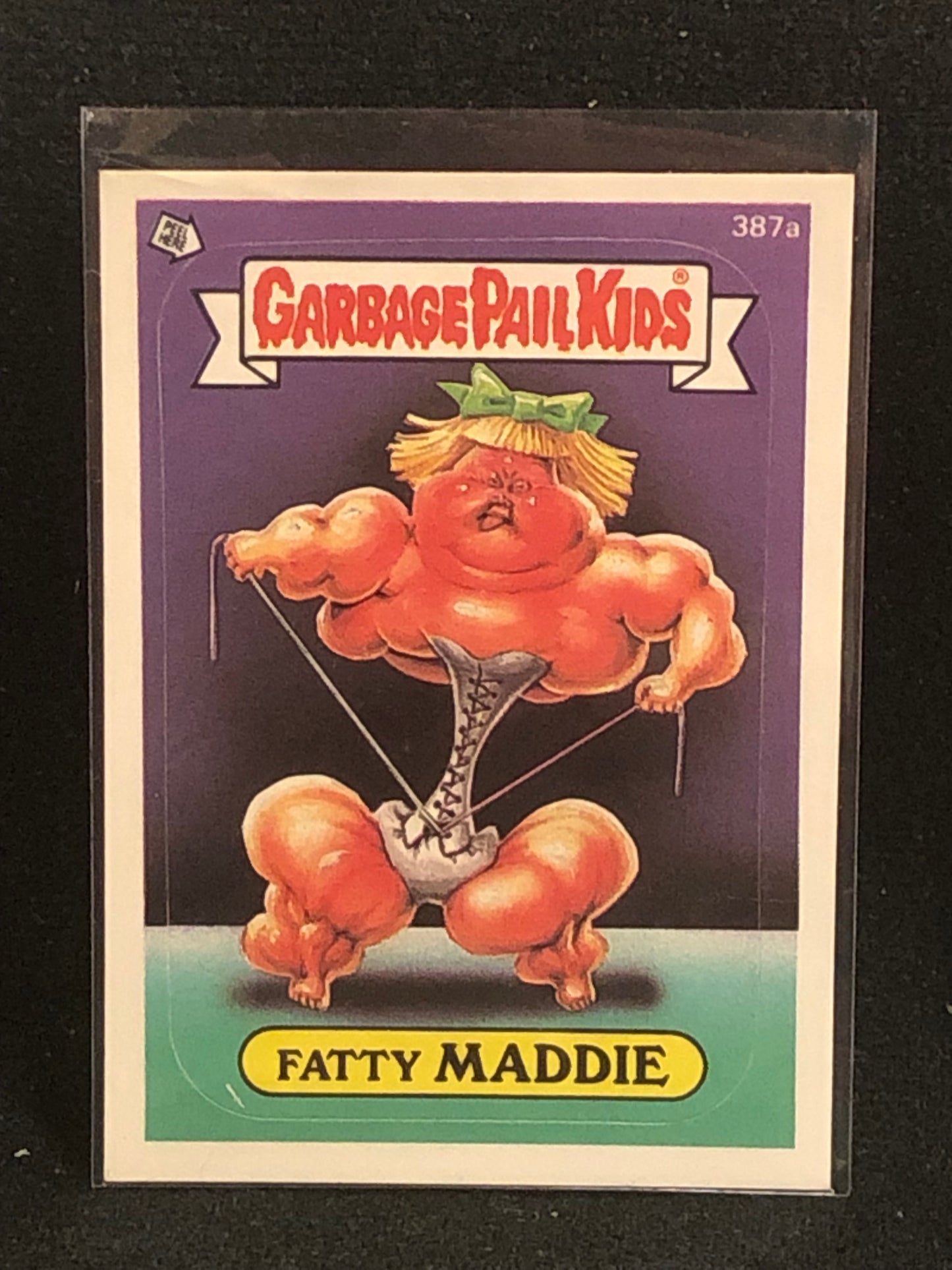 Garbage Pail Kids Original Series 10 (os10) 387a Fatty Maddie