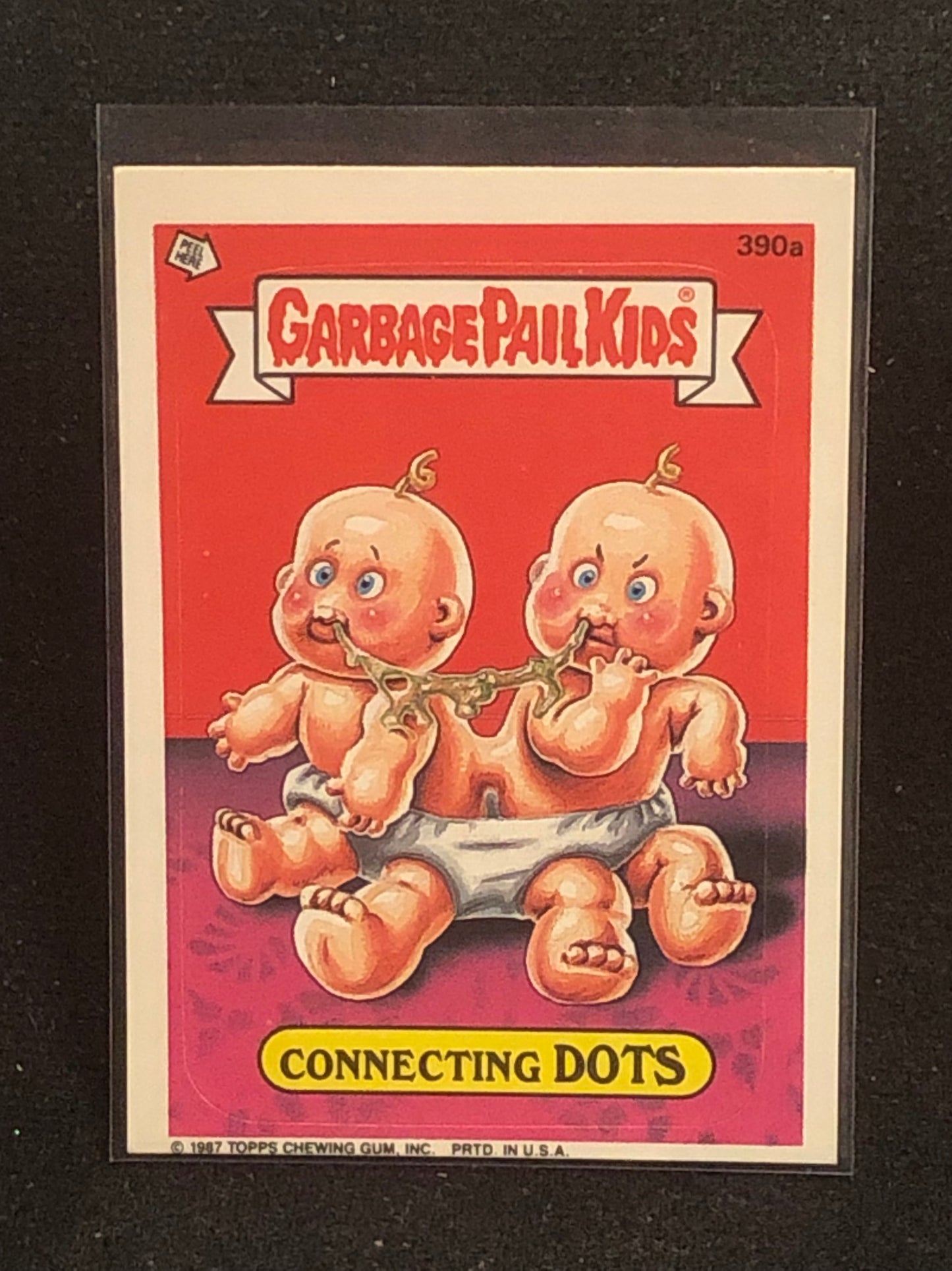 Garbage Pail Kids Original Series 10 (os10) 390a Connecting Dots