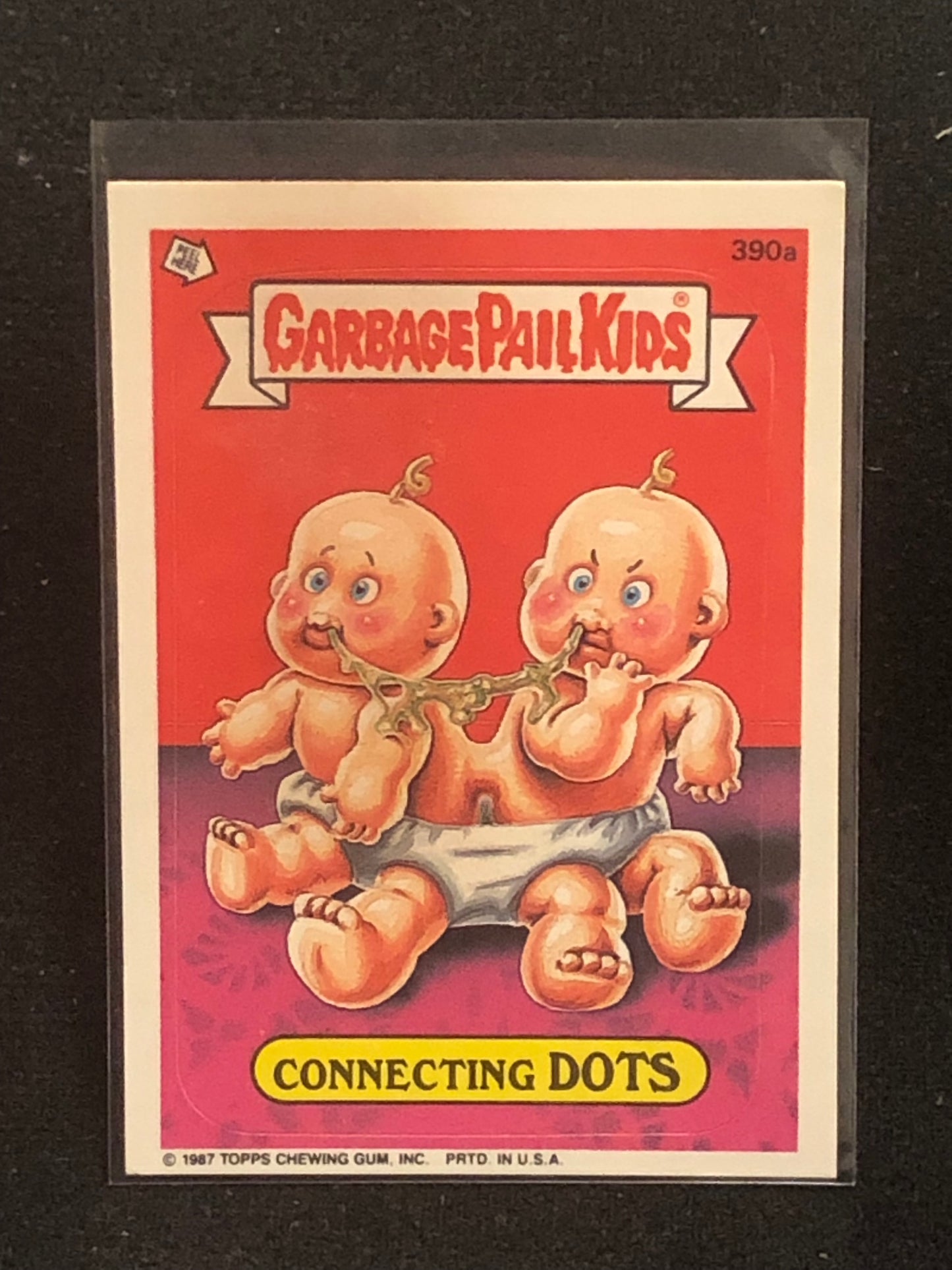 Garbage Pail Kids Original Series 10 (os10) 390a Connecting Dots