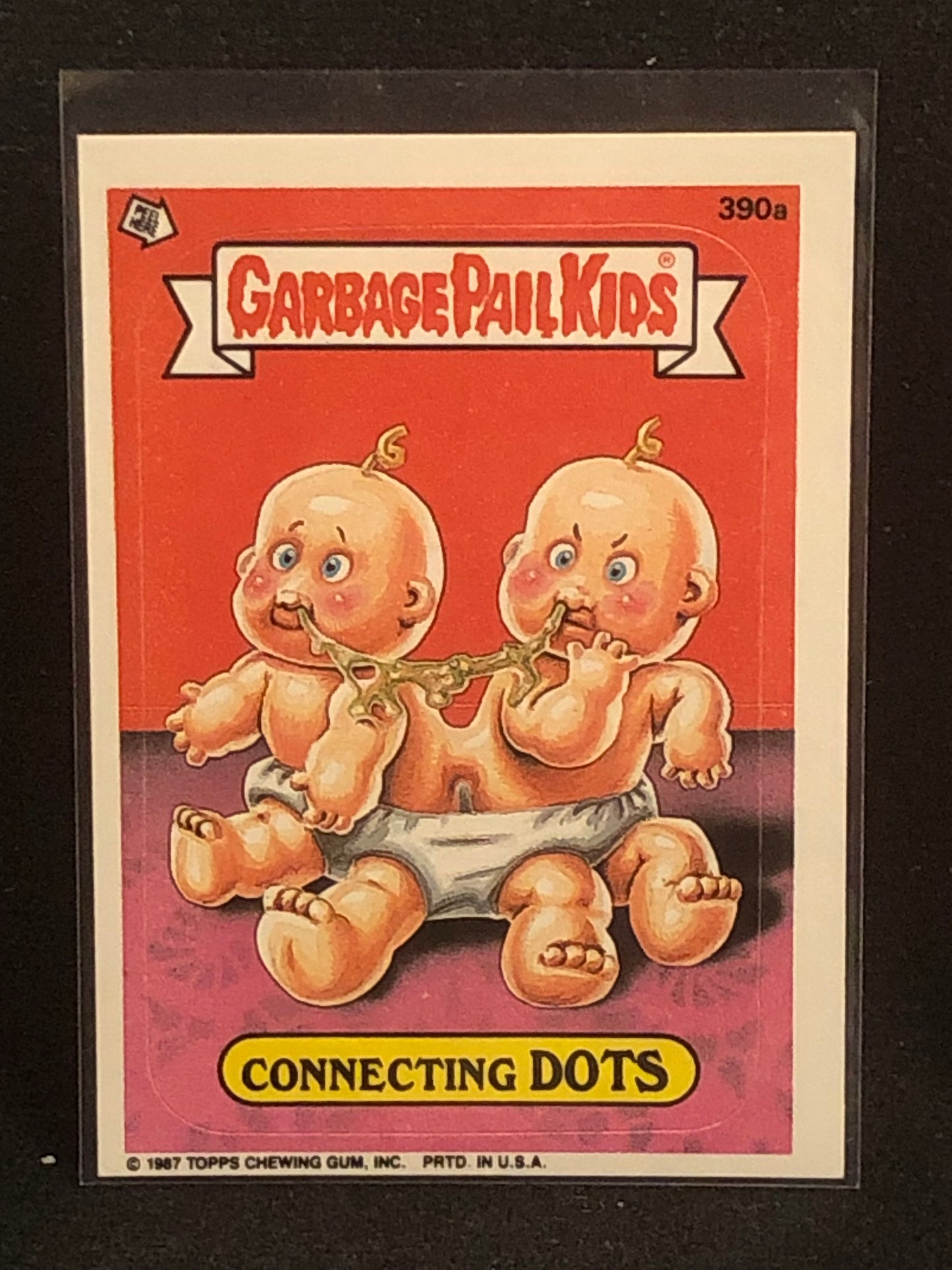Garbage Pail Kids Original Series 10 (os10) 390a Connecting Dots