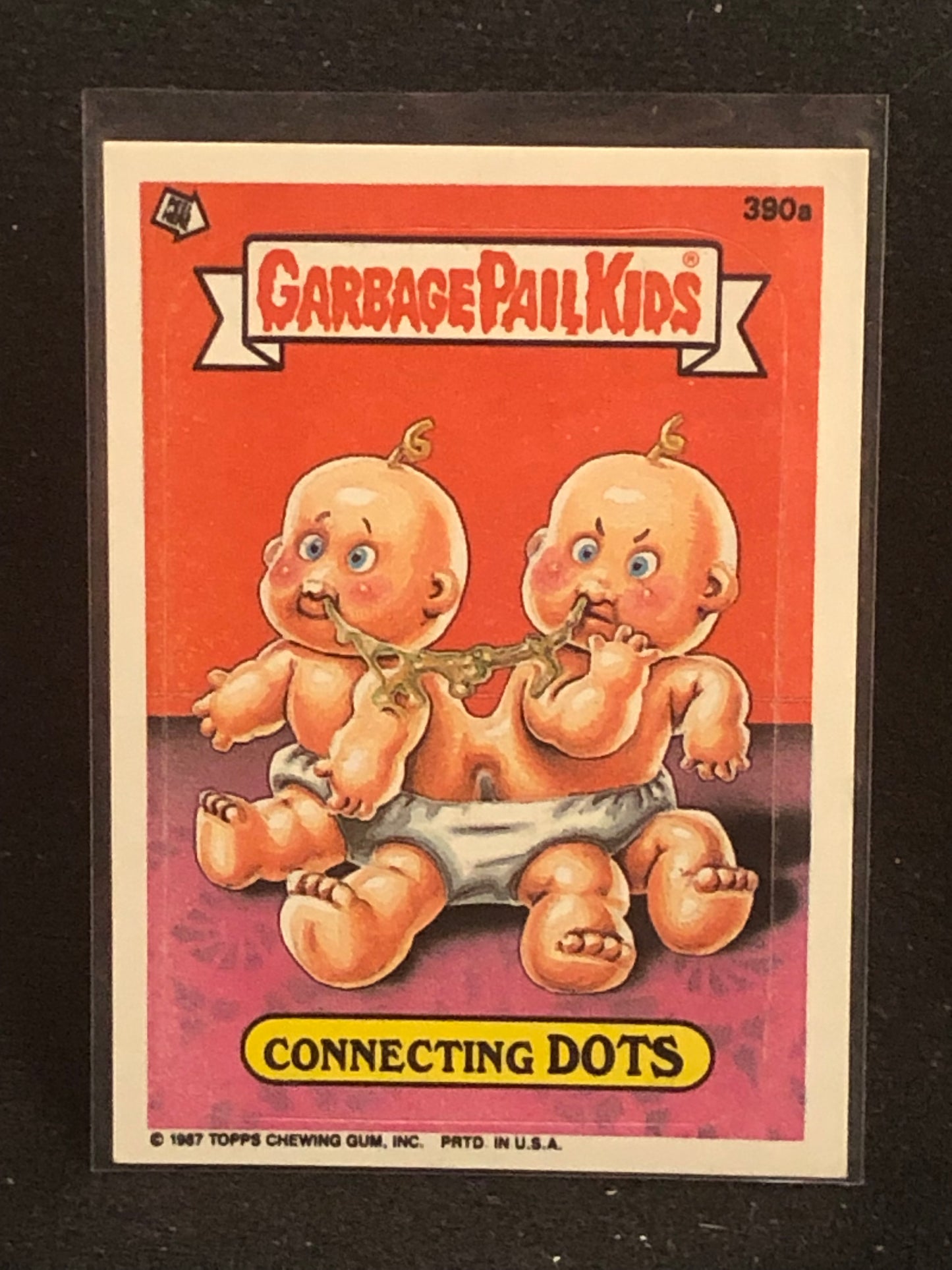 Garbage Pail Kids Original Series 10 (os10) 390a Connecting Dots