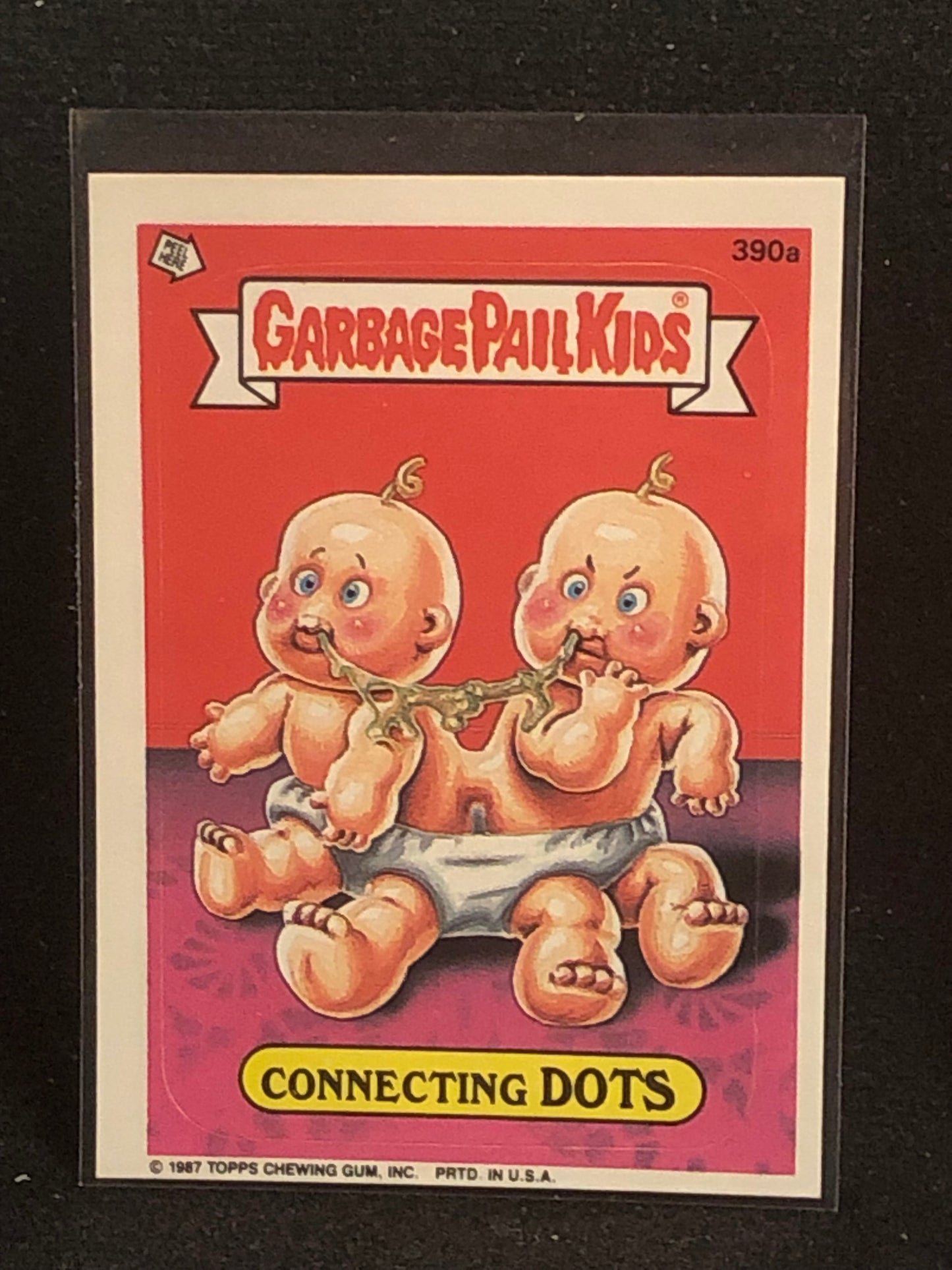 Garbage Pail Kids Original Series 10 (os10) 390a Connecting Dots