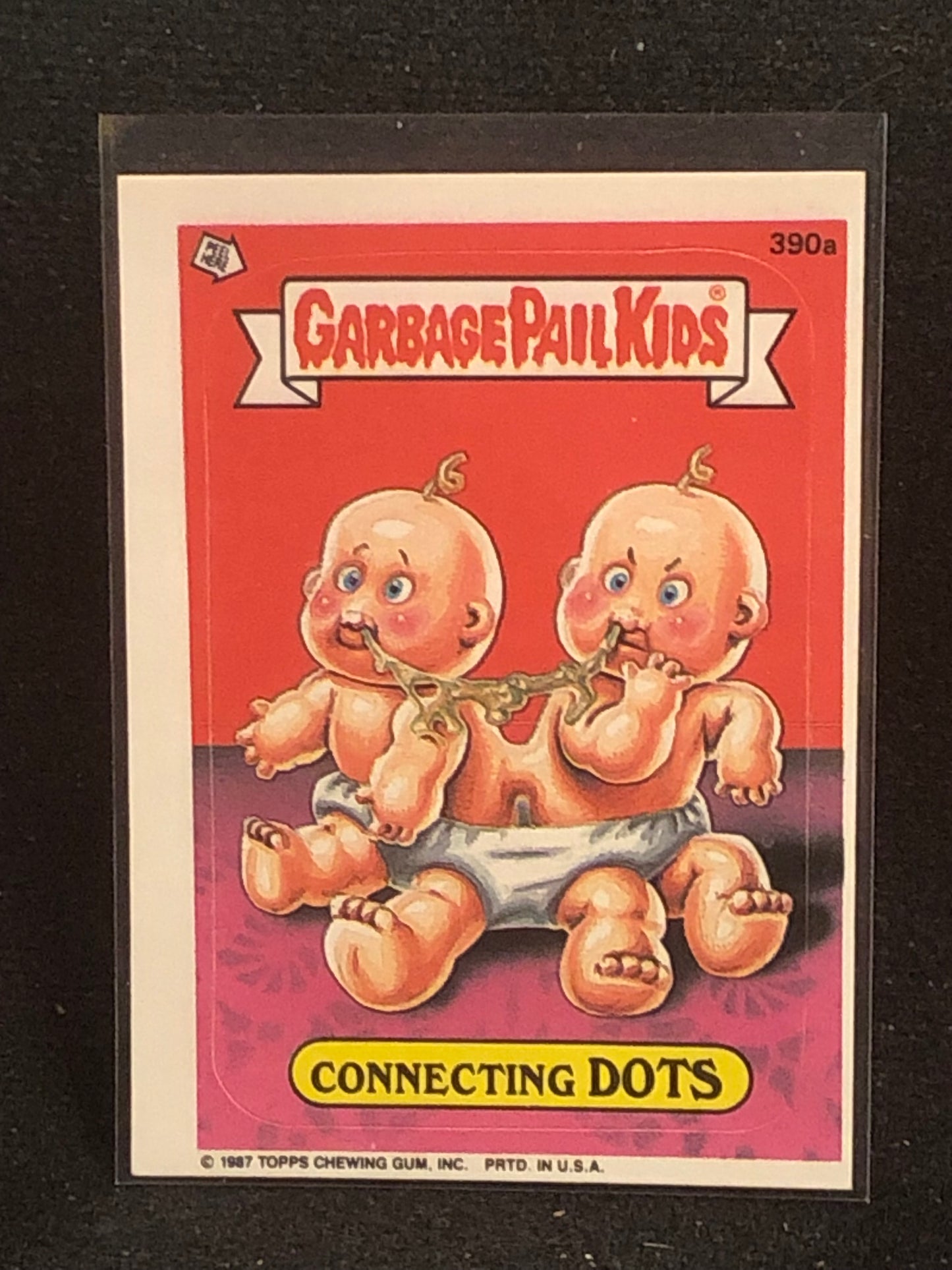 Garbage Pail Kids Original Series 10 (os10) 390a Connecting Dots