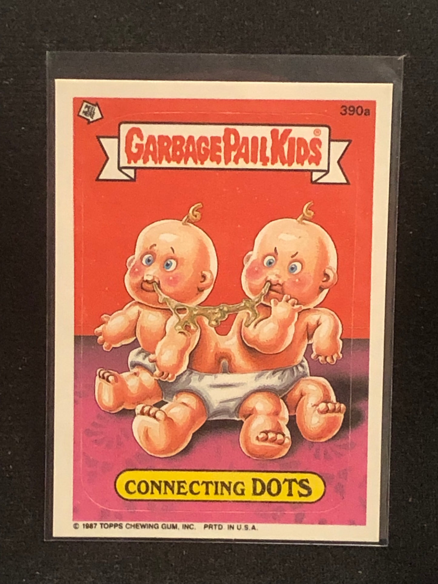Garbage Pail Kids Original Series 10 (os10) 390a Connecting Dots