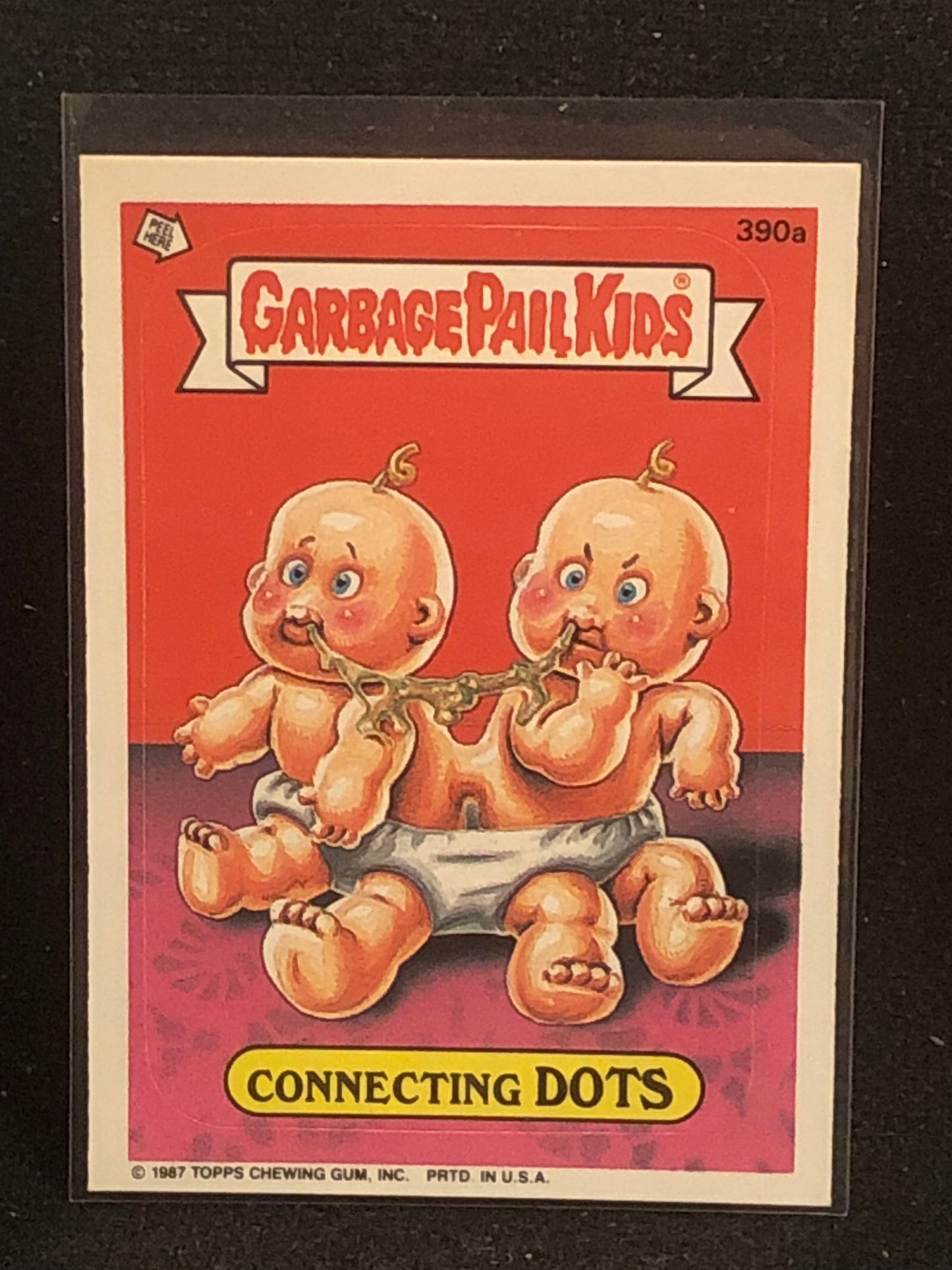 Garbage Pail Kids Original Series 10 (os10) 390a Connecting Dots