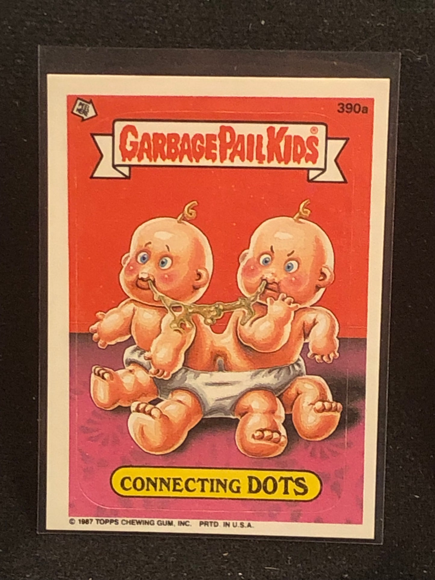 Garbage Pail Kids Original Series 10 (os10) 390a Connecting Dots