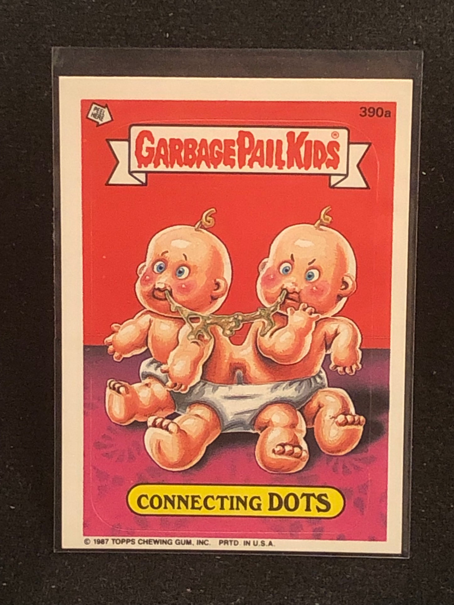 Garbage Pail Kids Original Series 10 (os10) 390a Connecting Dots