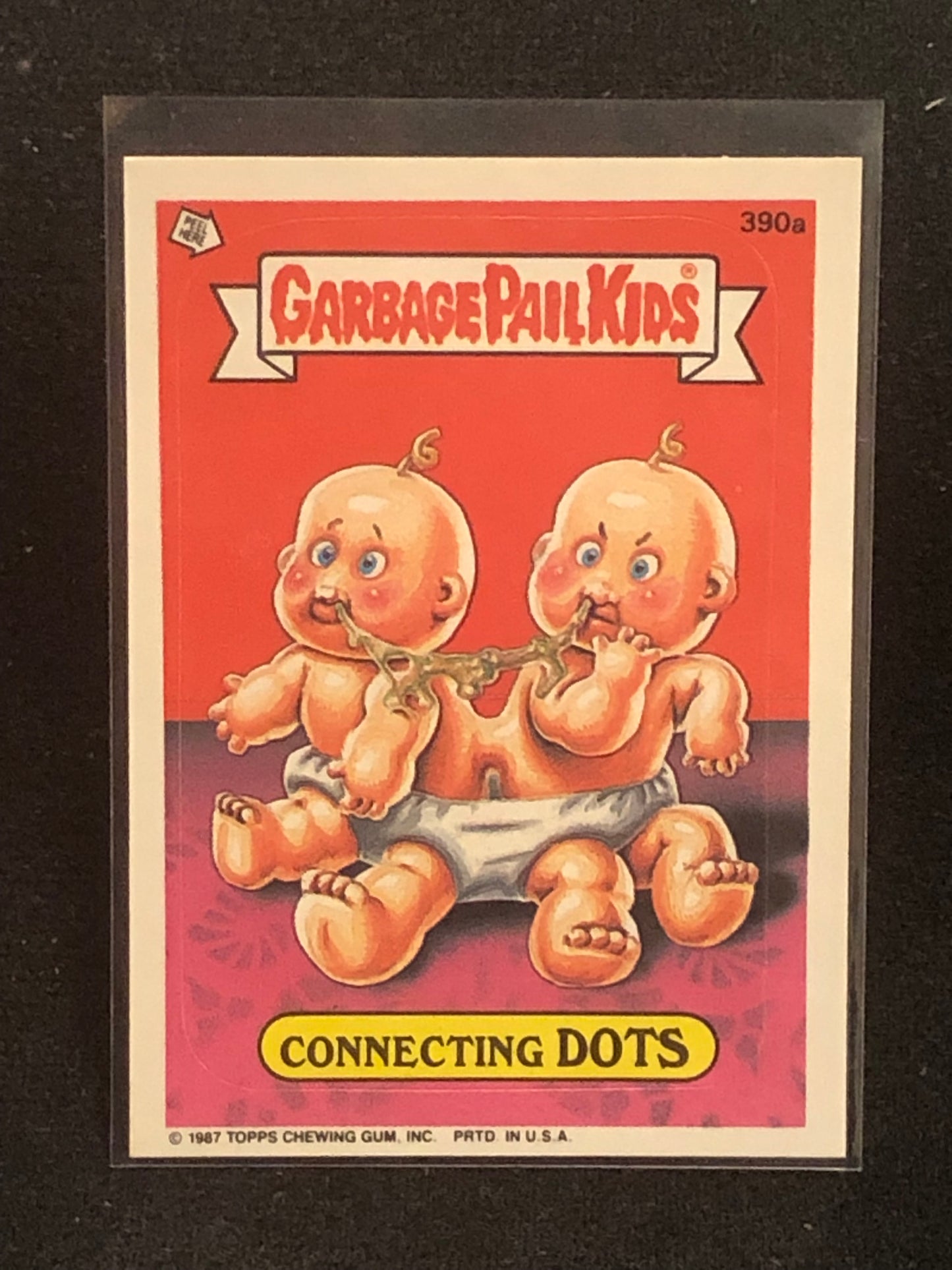 Garbage Pail Kids Original Series 10 (os10) 390a Connecting Dots
