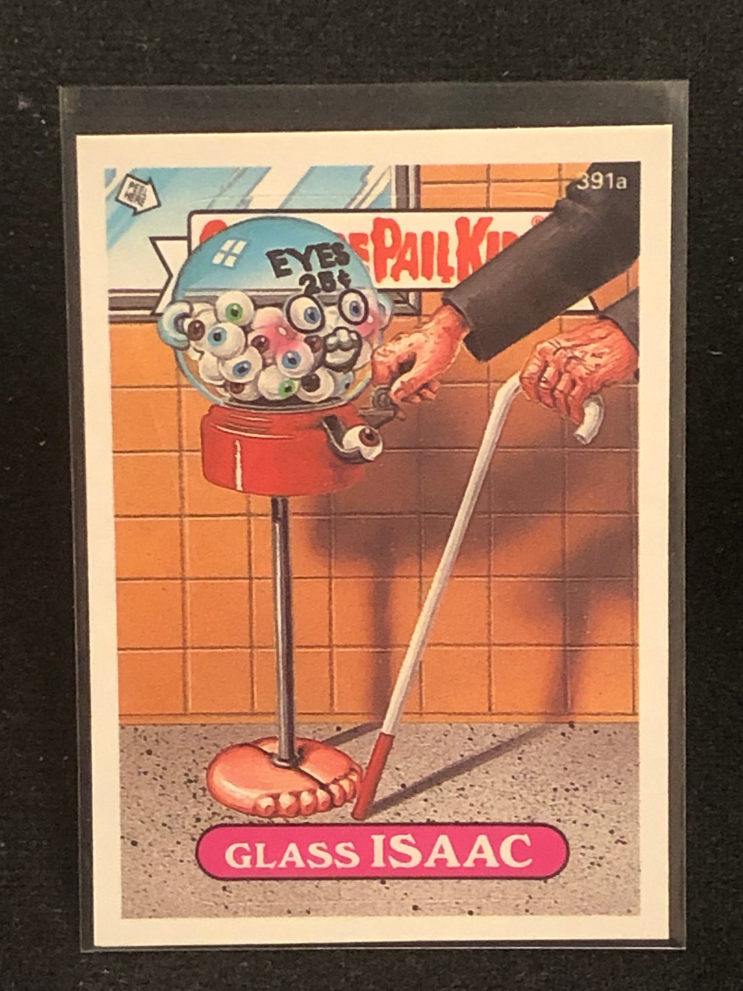 Garbage Pail Kids Original Series 10 (os10) 391a Glass Isaac