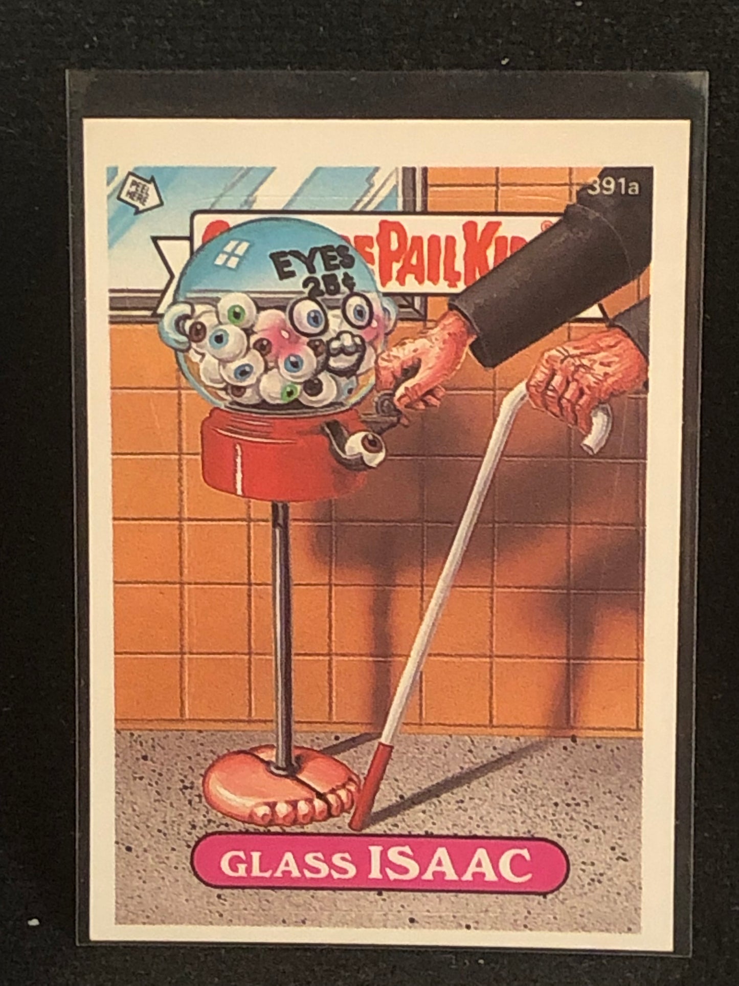 Garbage Pail Kids Original Series 10 (os10) 391a Glass Isaac