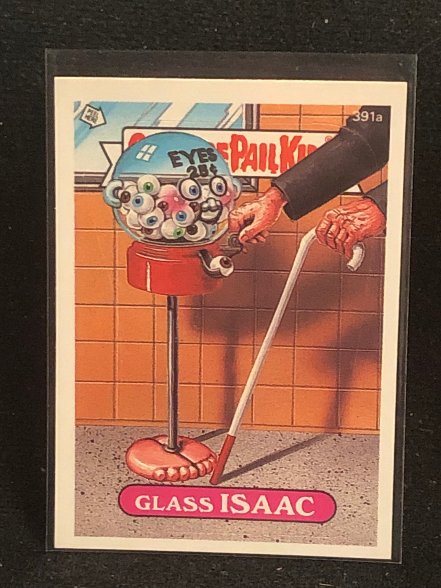 Garbage Pail Kids Original Series 10 (os10) 391a Glass Isaac