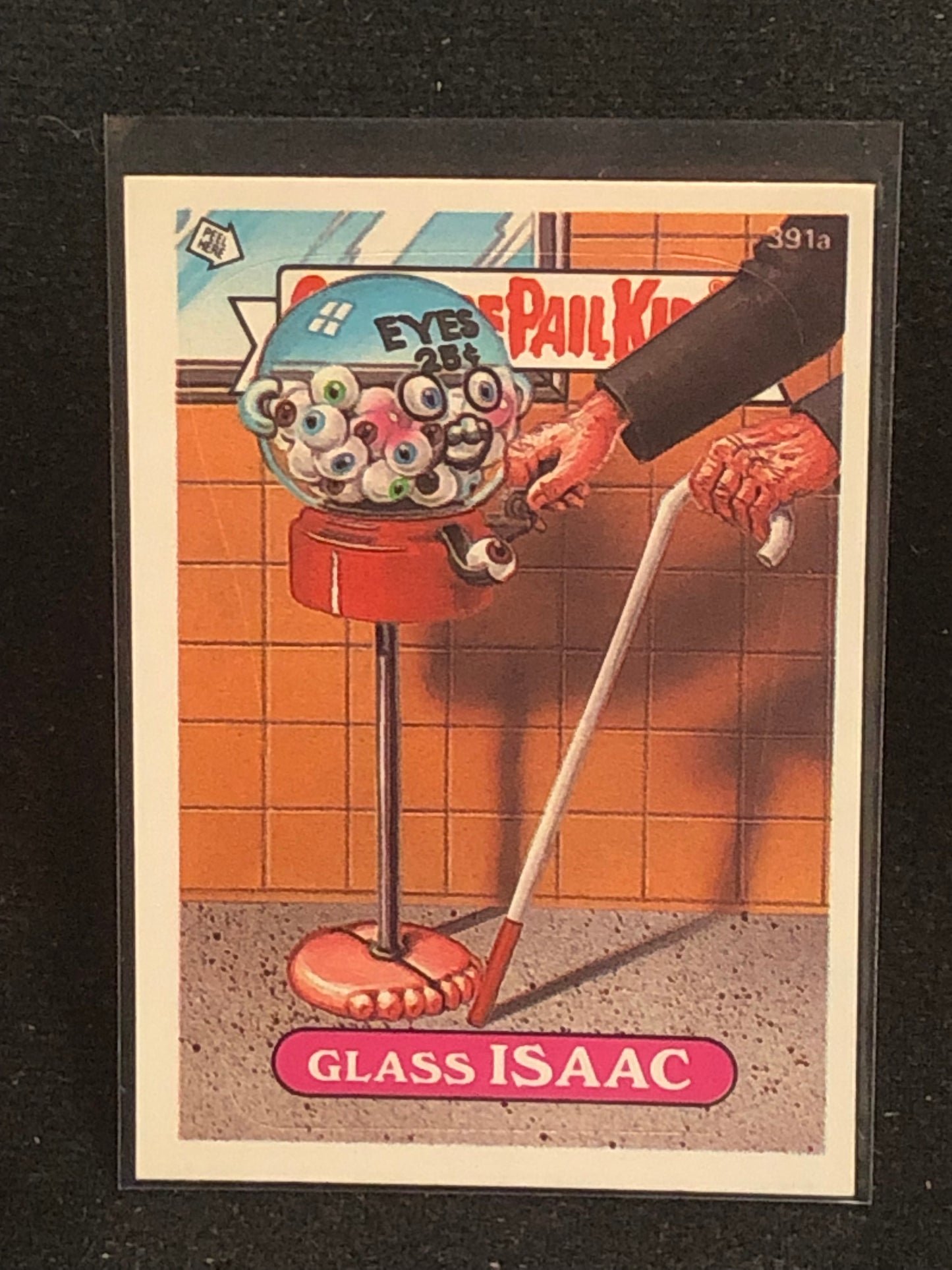 Garbage Pail Kids Original Series 10 (os10) 391a Glass Isaac
