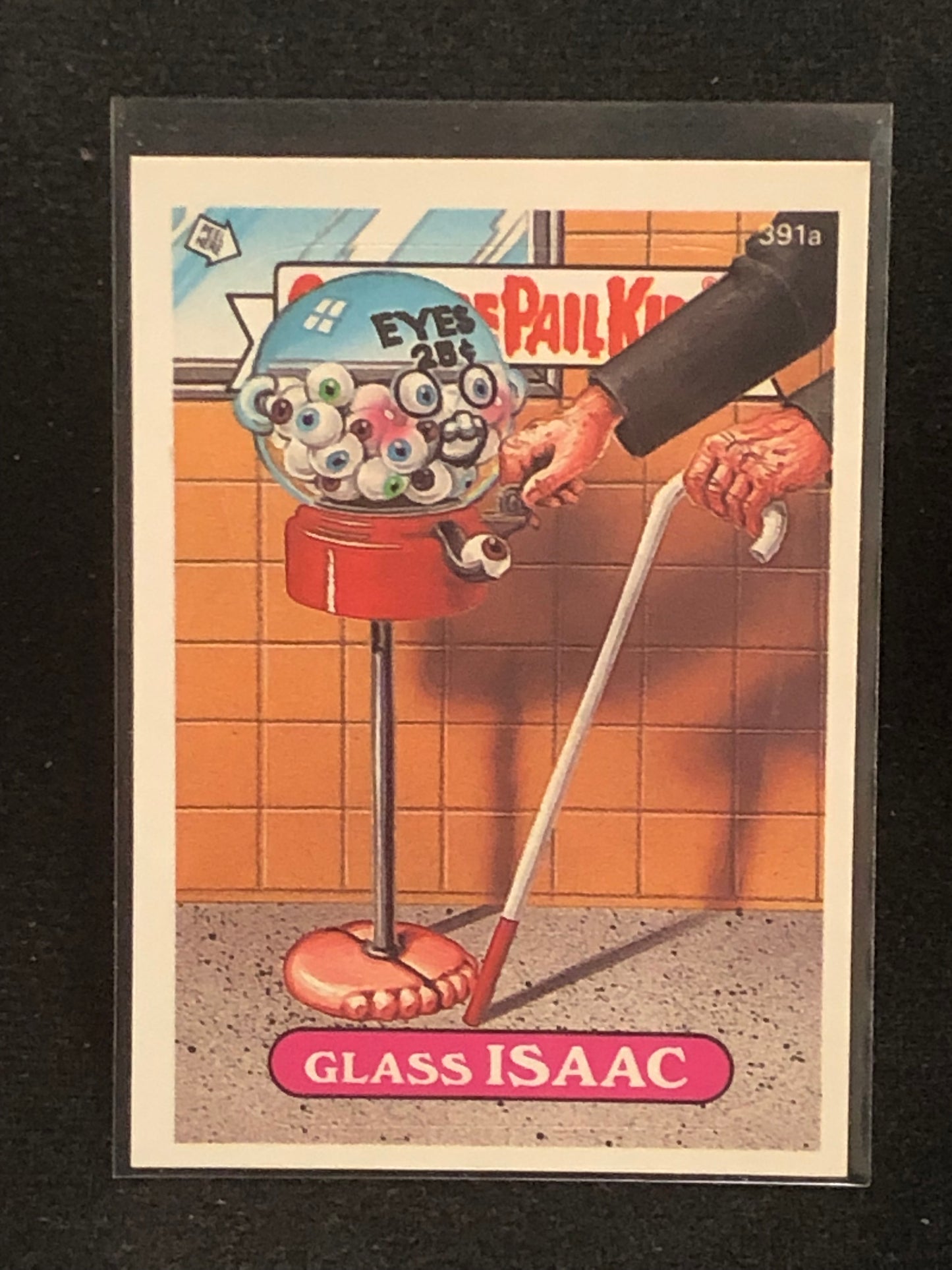Garbage Pail Kids Original Series 10 (os10) 391a Glass Isaac