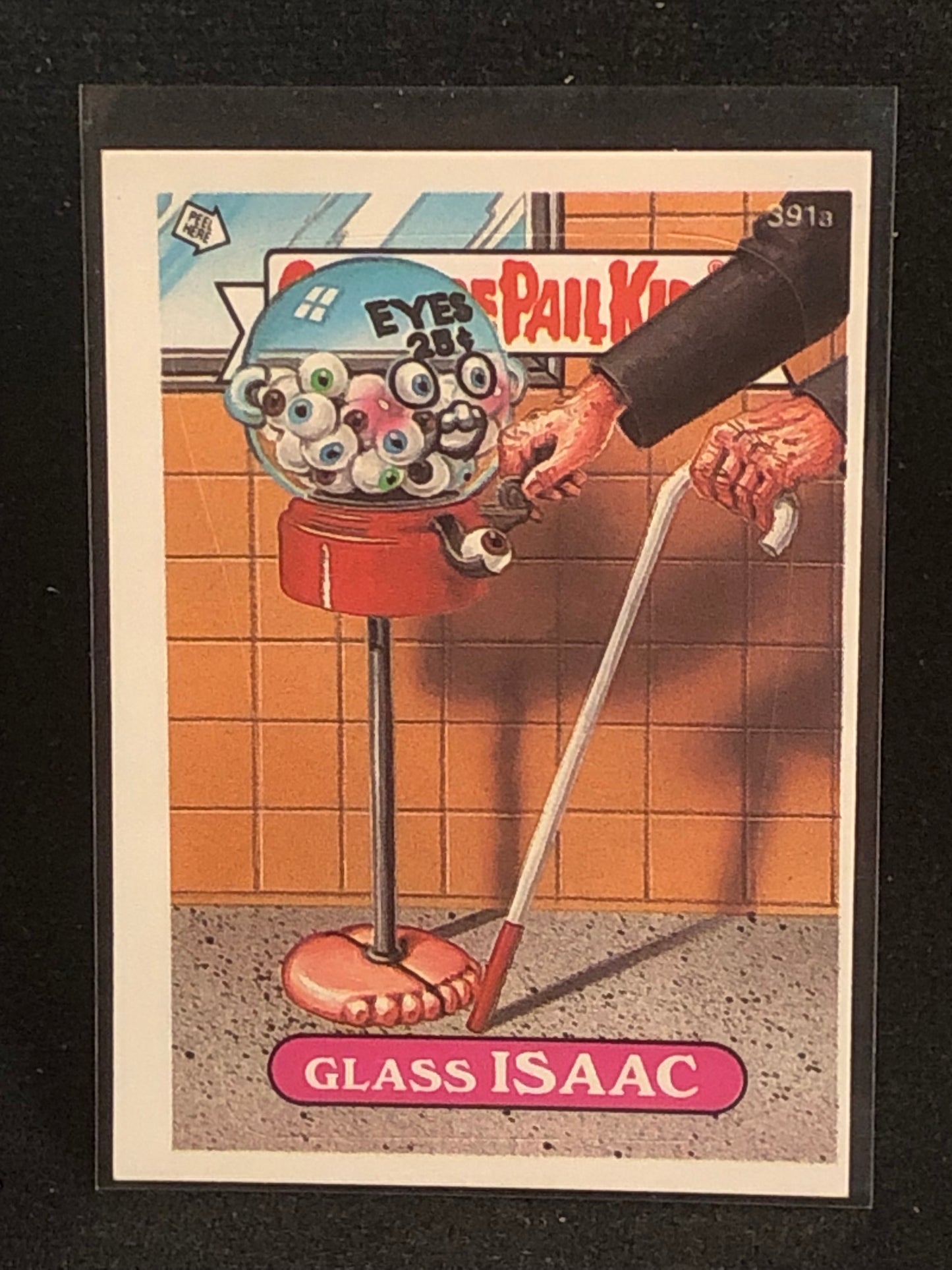 Garbage Pail Kids Original Series 10 (os10) 391a Glass Isaac