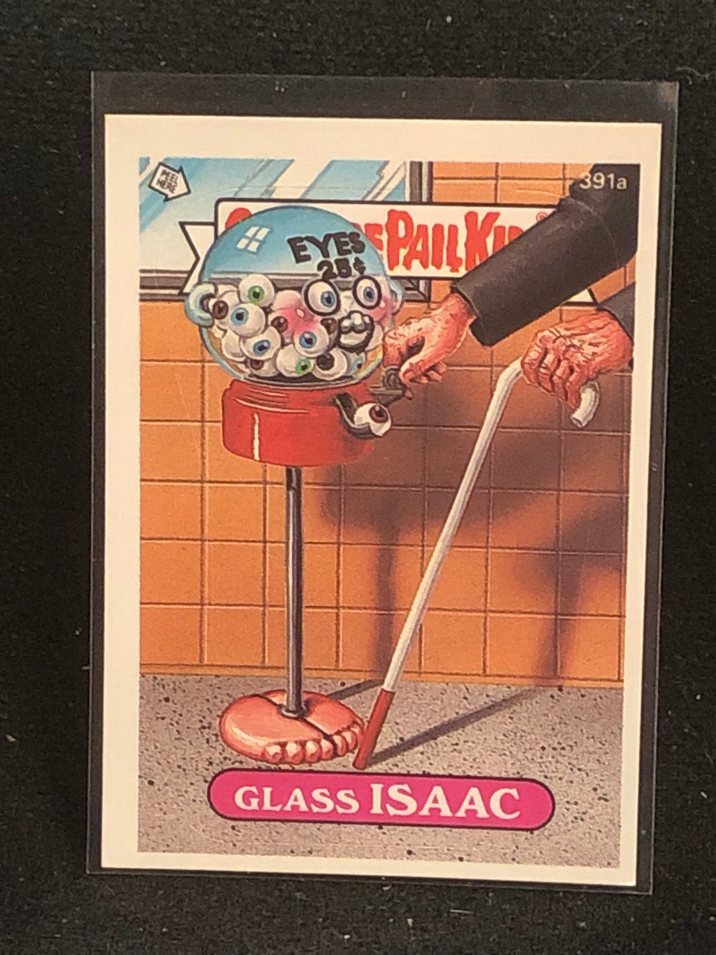 Garbage Pail Kids Original Series 10 (os10) 391a Glass Isaac