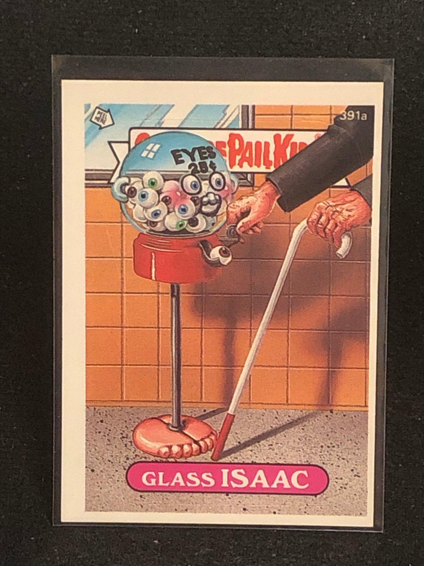 Garbage Pail Kids Original Series 10 (os10) 391a Glass Isaac