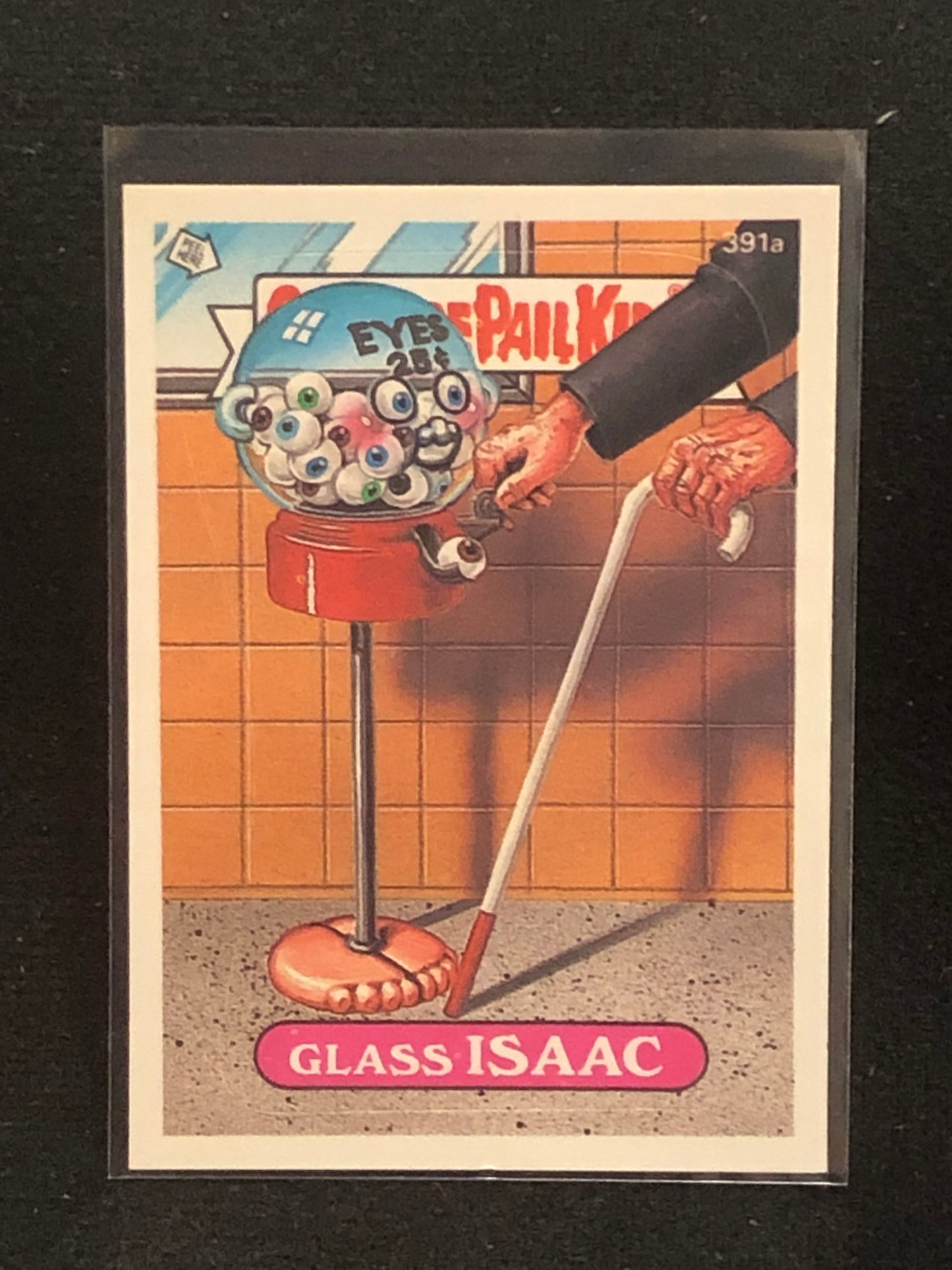 Garbage Pail Kids Original Series 10 (os10) 391a Glass Isaac