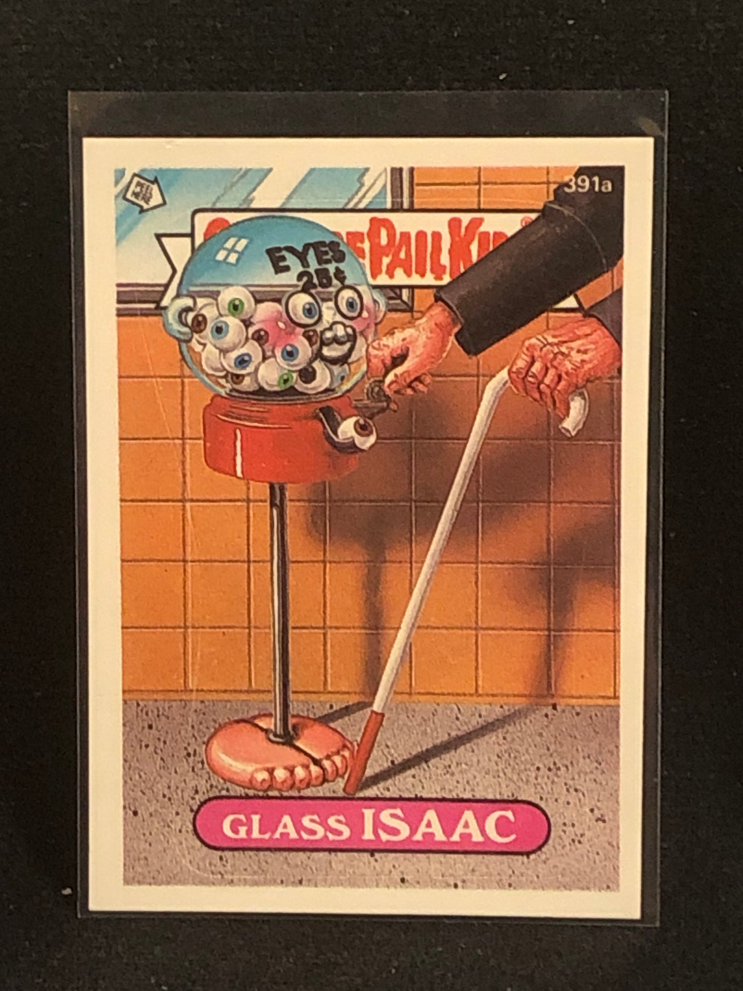 Garbage Pail Kids Original Series 10 (os10) 391a Glass Isaac