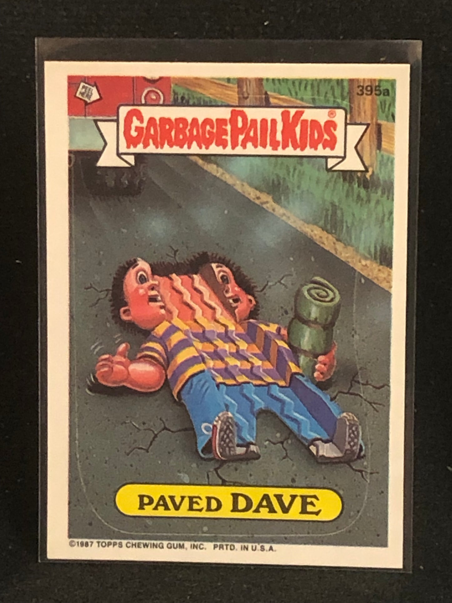 Garbage Pail Kids Original Series 10 (os10) 395a Paved Dave