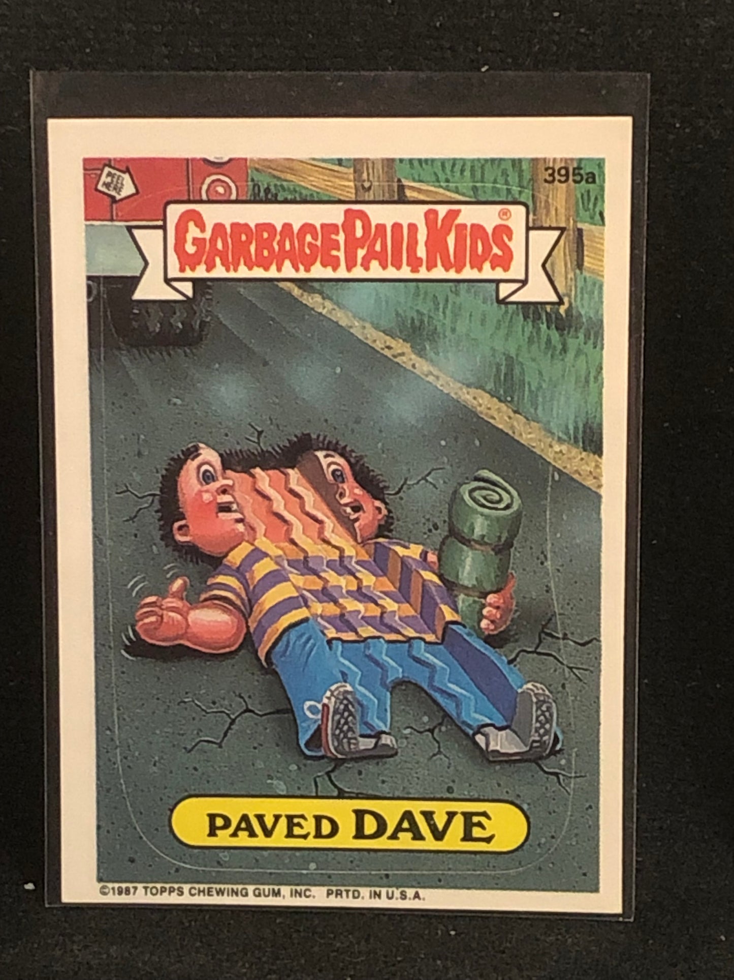 Garbage Pail Kids Original Series 10 (os10) 395a Paved Dave