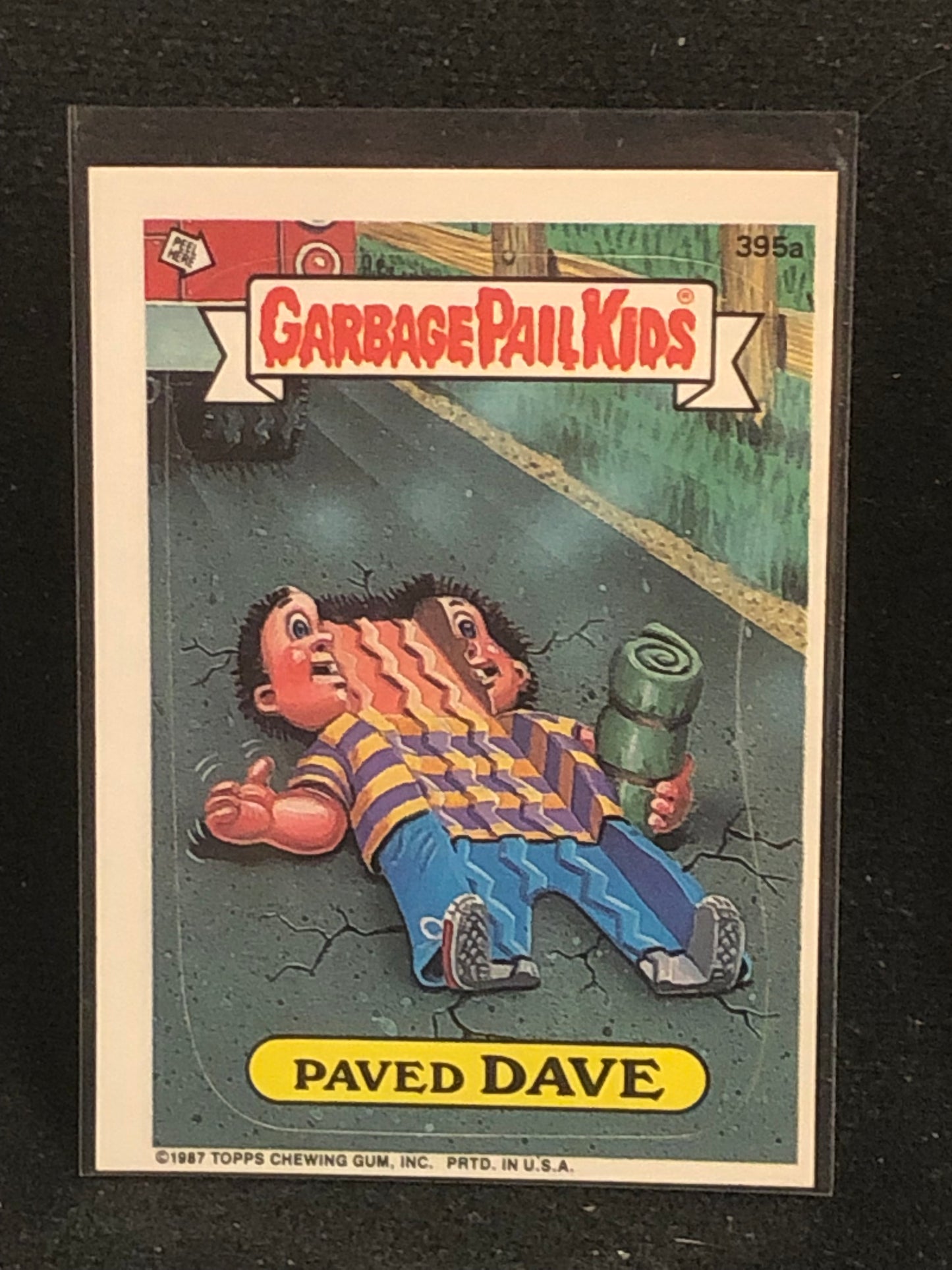 Garbage Pail Kids Original Series 10 (os10) 395a Paved Dave