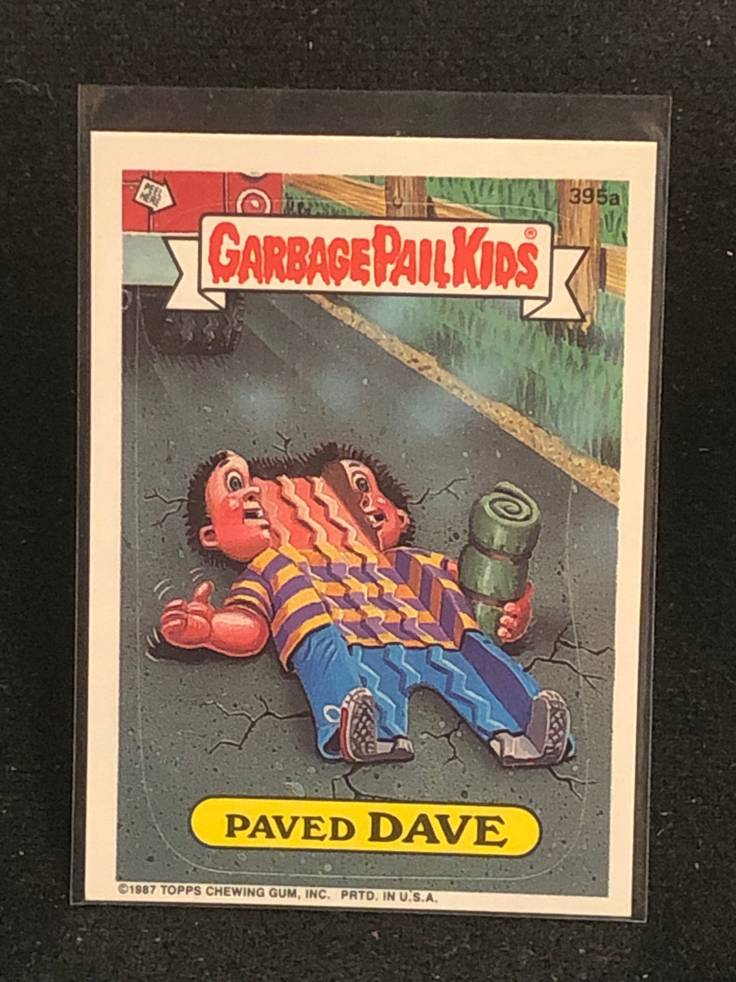 Garbage Pail Kids Original Series 10 (os10) 395a Paved Dave
