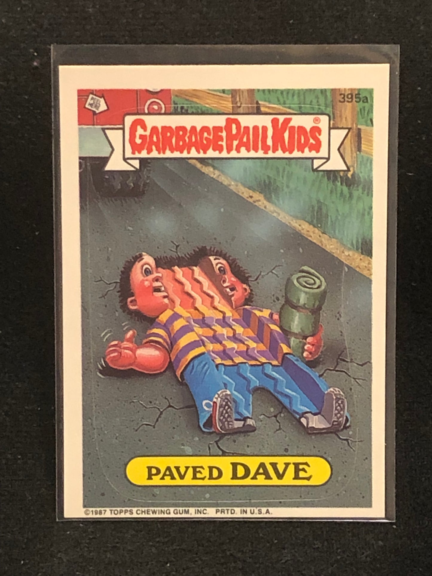 Garbage Pail Kids Original Series 10 (os10) 395a Paved Dave