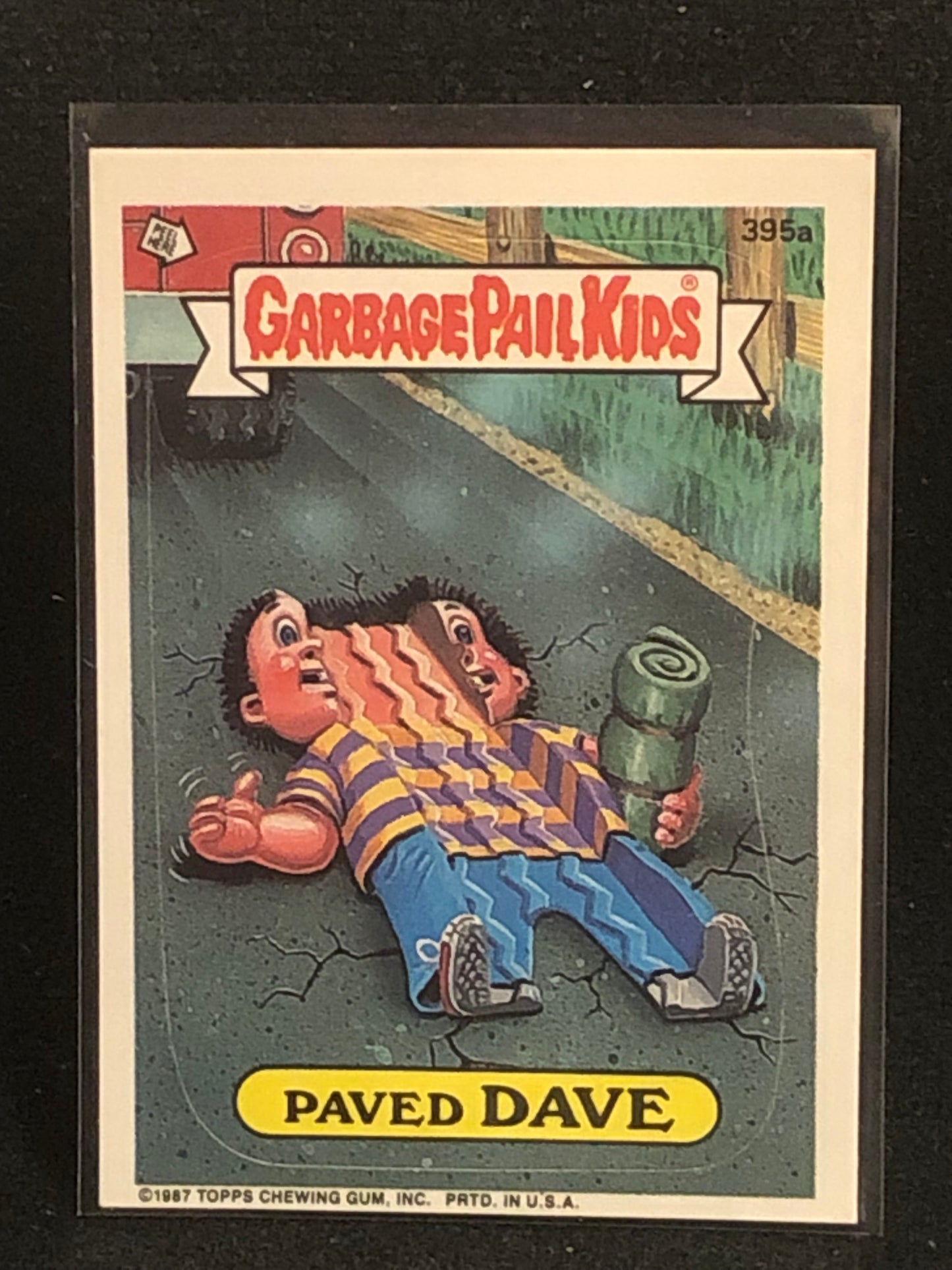 Garbage Pail Kids Original Series 10 (os10) 395a Paved Dave