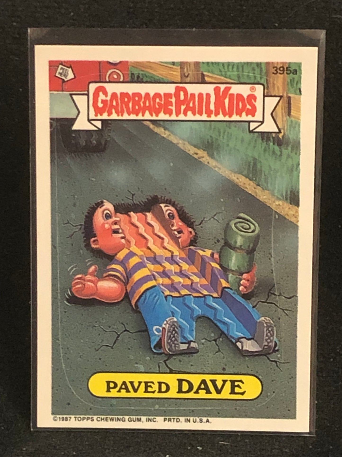 Garbage Pail Kids Original Series 10 (os10) 395a Paved Dave