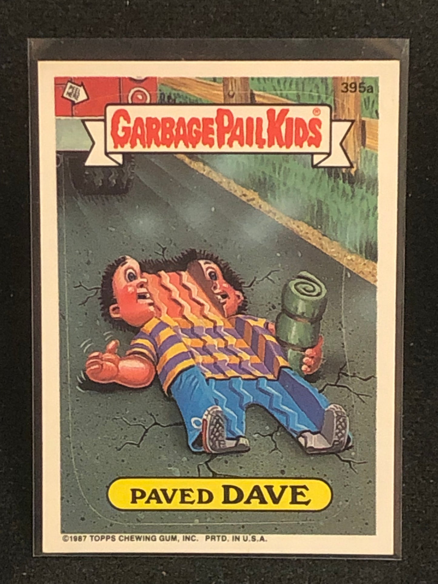 Garbage Pail Kids Original Series 10 (os10) 395a Paved Dave
