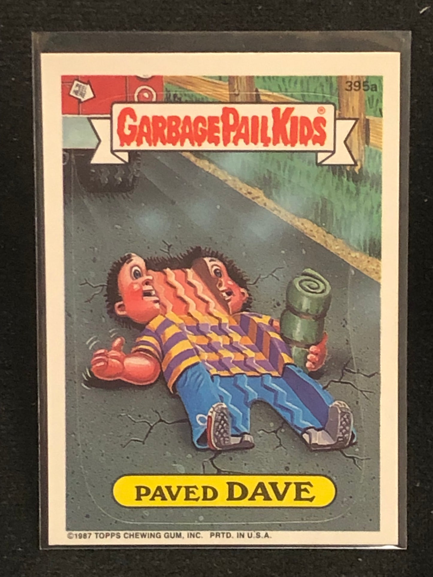 Garbage Pail Kids Original Series 10 (os10) 395a Paved Dave