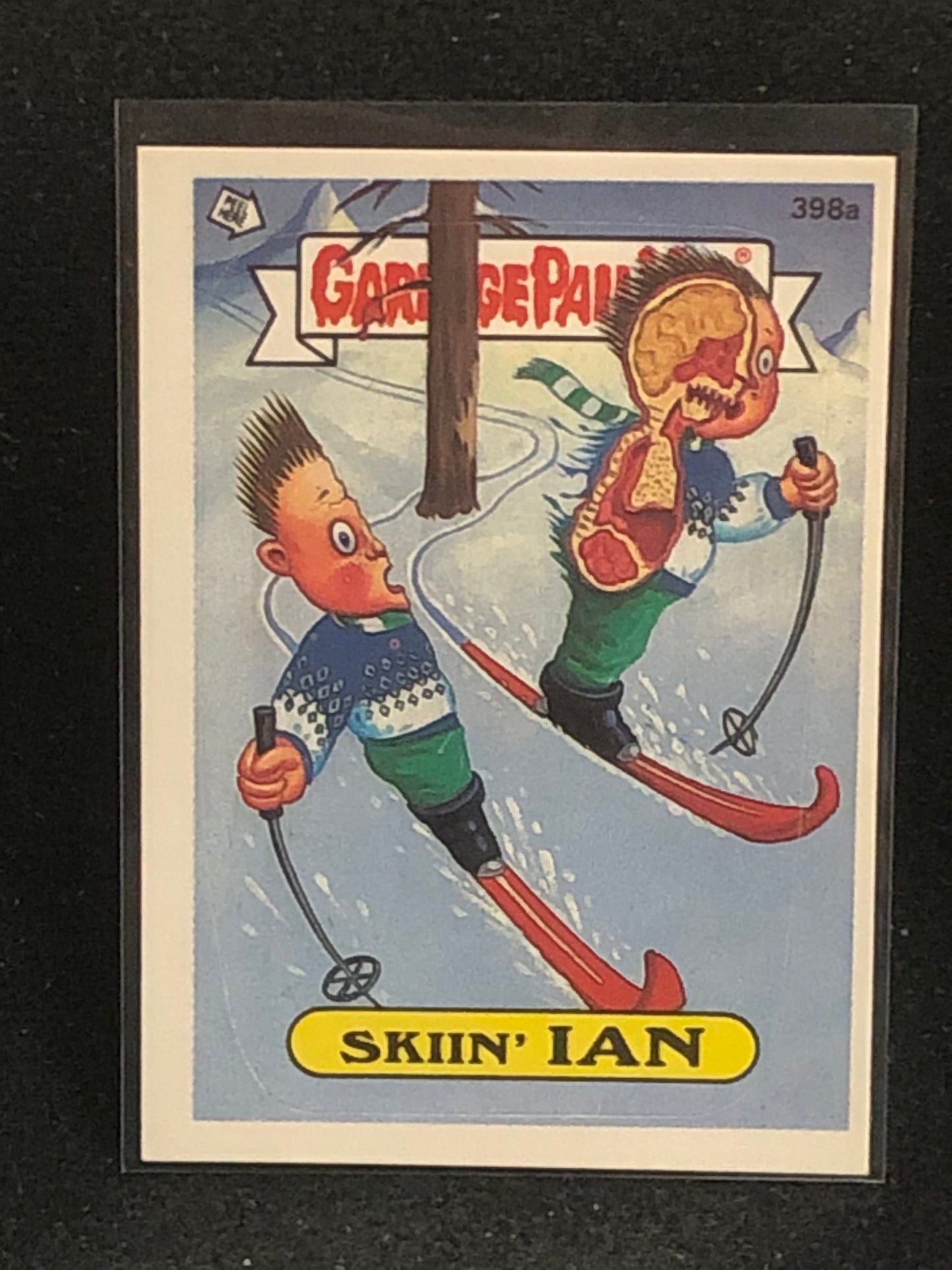 Garbage Pail Kids Original Series 10 (os10) 398a Skiian Ian