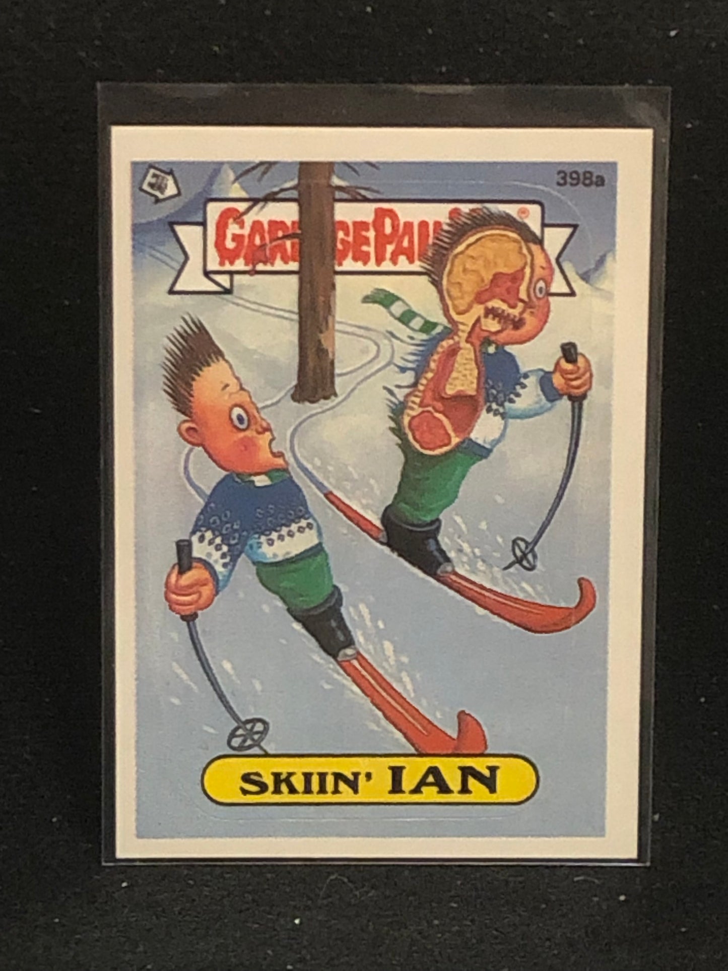 Garbage Pail Kids Original Series 10 (os10) 398a Skiian Ian