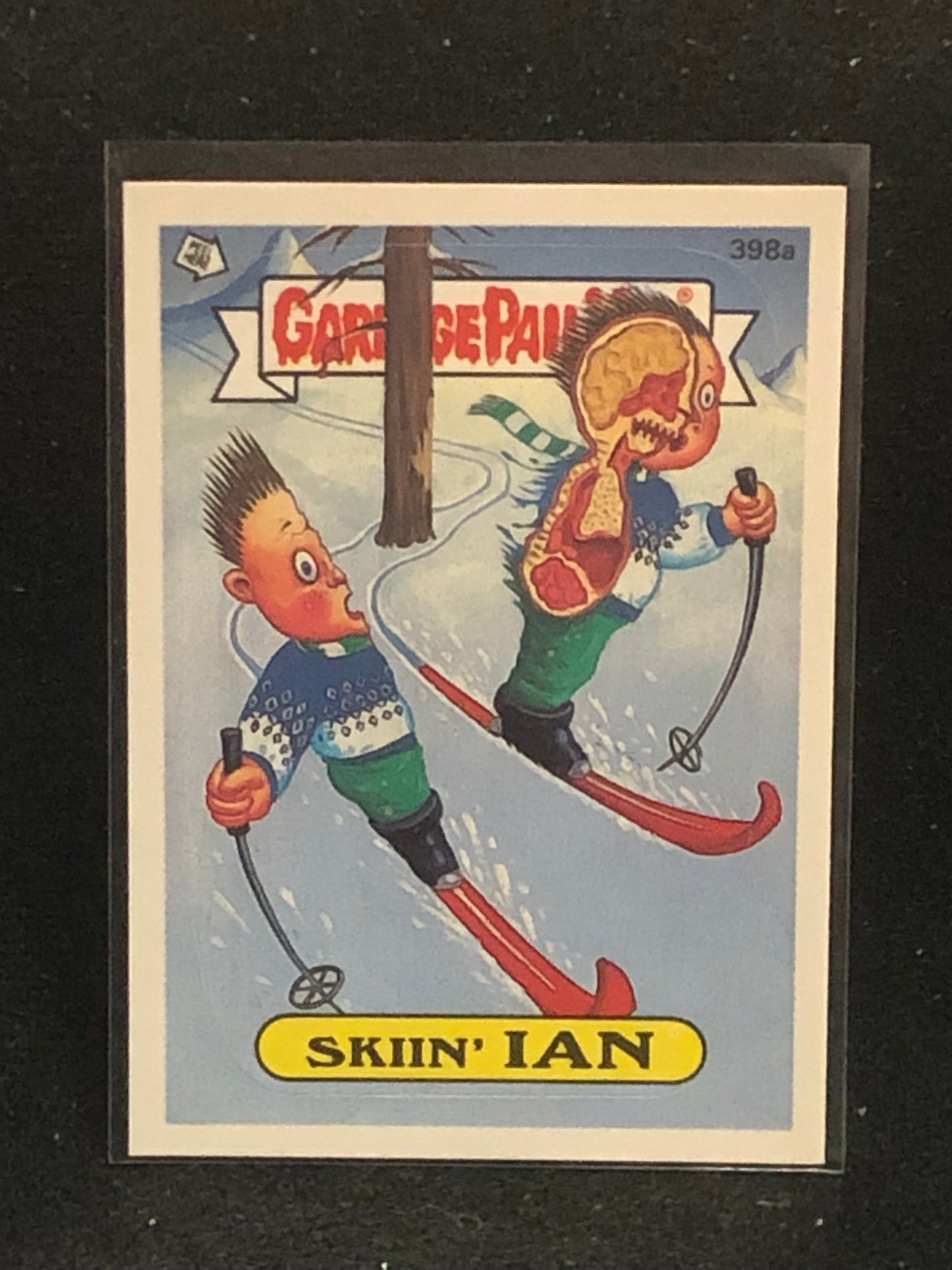 Garbage Pail Kids Original Series 10 (os10) 398a Skiian Ian