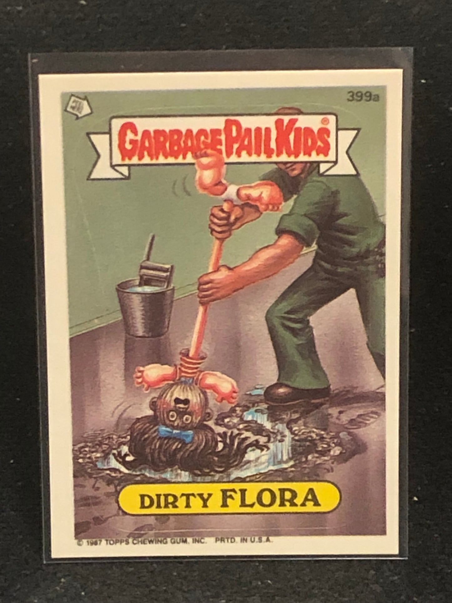 Garbage Pail Kids Original Series 10 (os10) 399a Dirty Flora