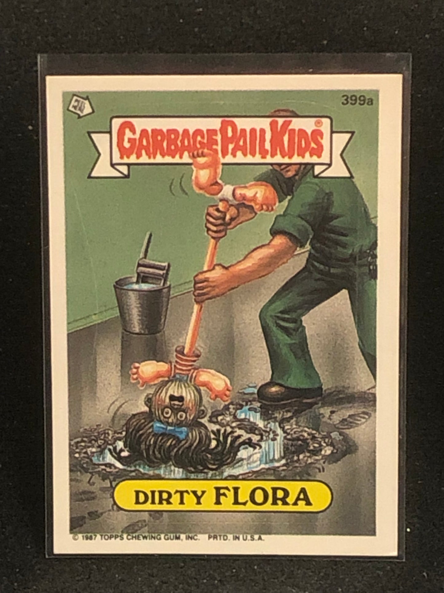 Garbage Pail Kids Original Series 10 (os10) 399a Dirty Flora