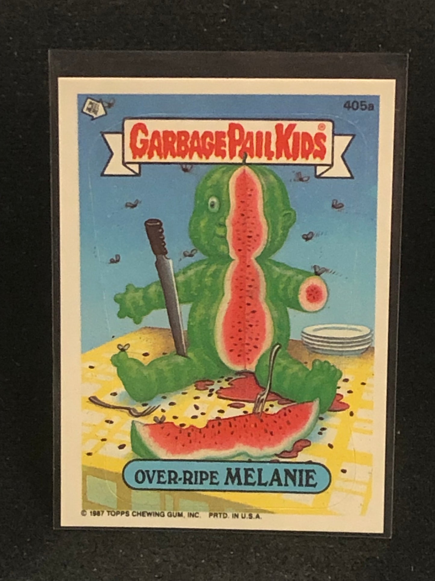 Garbage Pail Kids Original Series 10 (os10) 405a Over Ripe Melanie