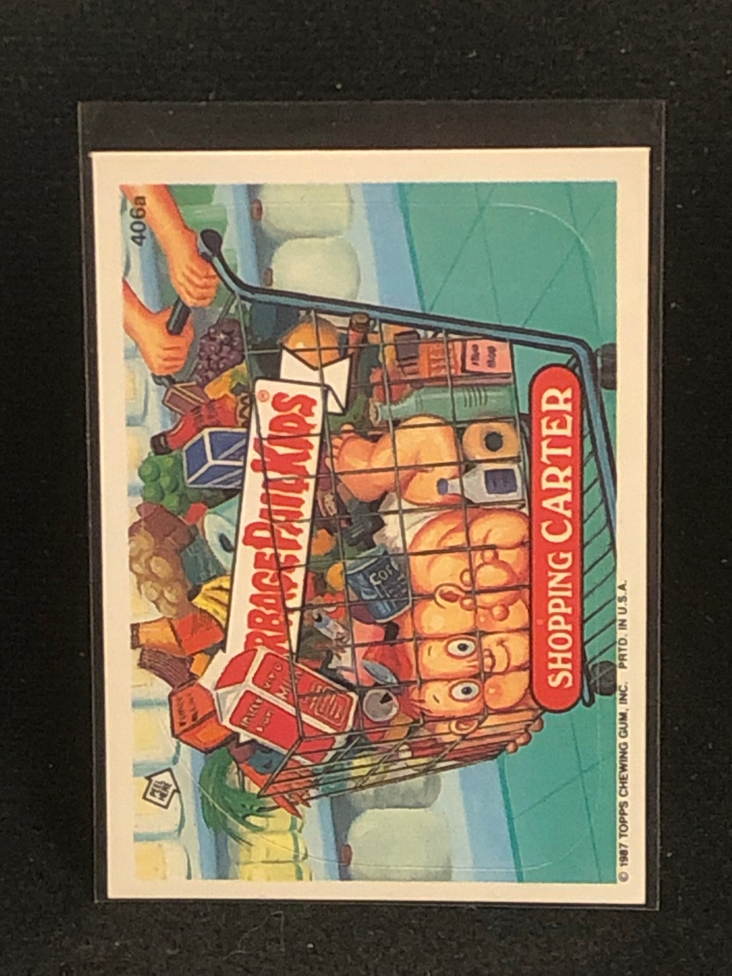 Garbage Pail Kids Original Series 10 (os10) 406a Shopping Carter