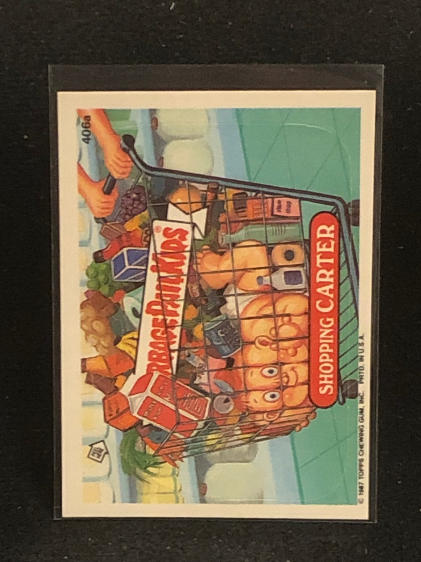 Garbage Pail Kids Original Series 10 (os10) 406a Shopping Carter