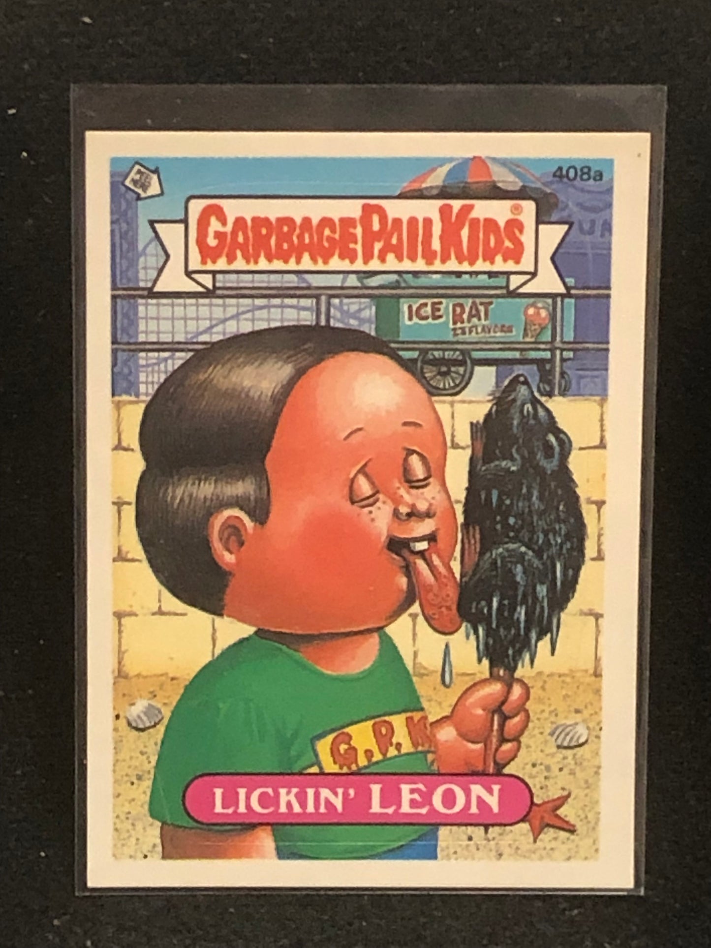 Garbage Pail Kids Original Series 10 (os10) 408a Lickin Leon