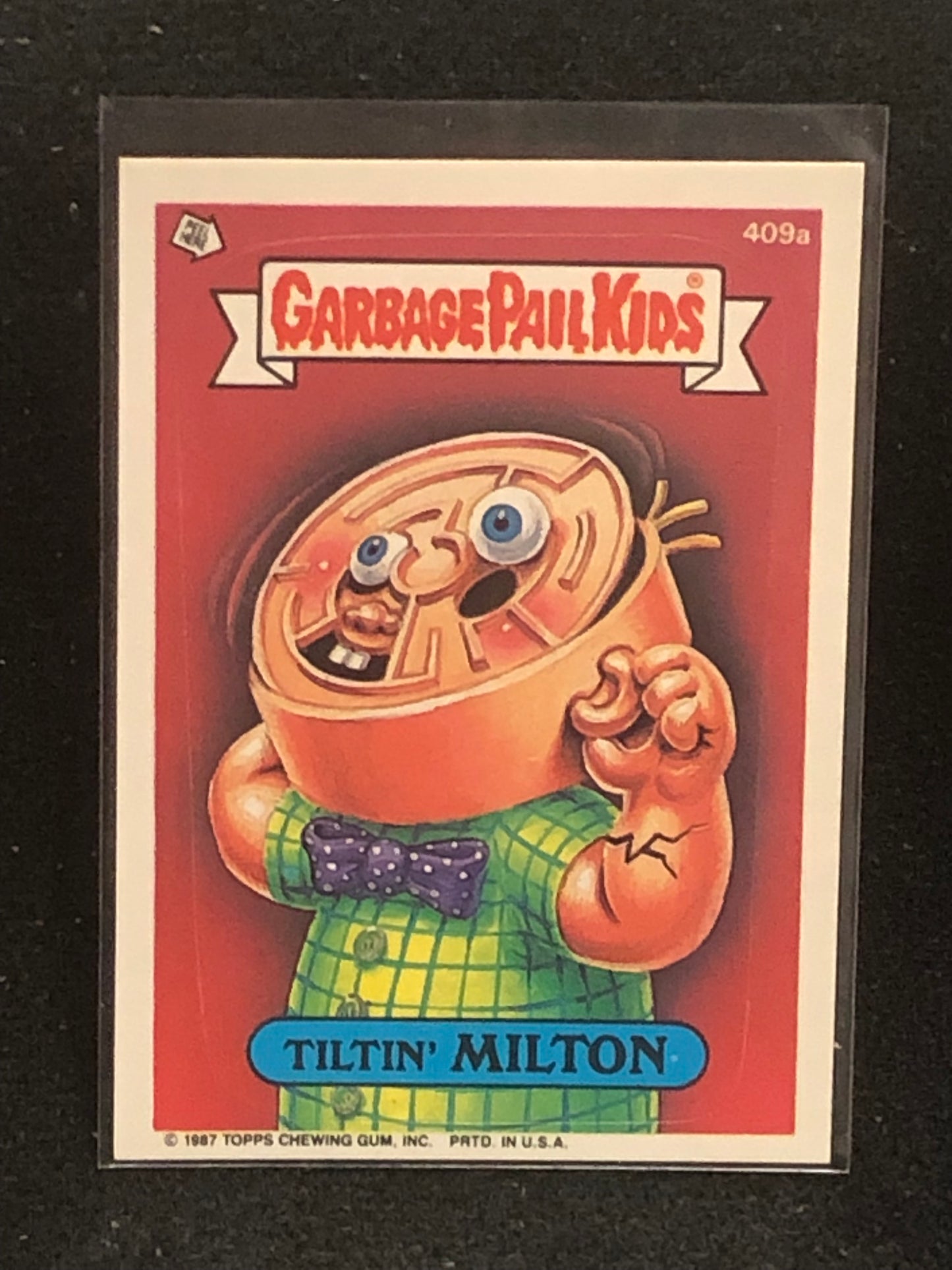 Garbage Pail Kids Original Series 10 (os10) 409a Tiltin Milton