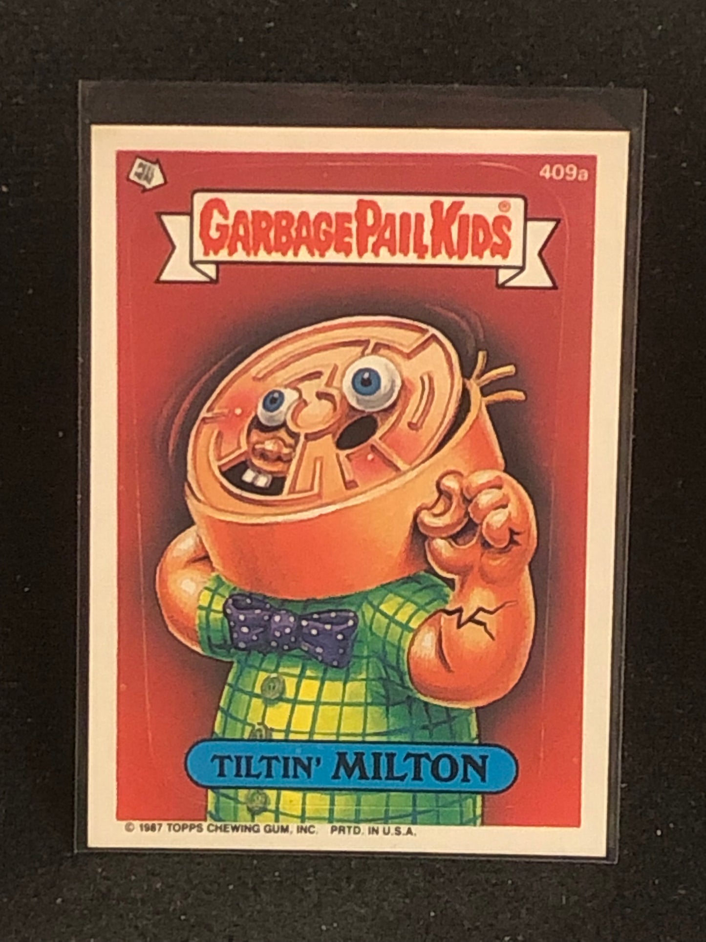 Garbage Pail Kids Original Series 10 (os10) 409a Tiltin Milton