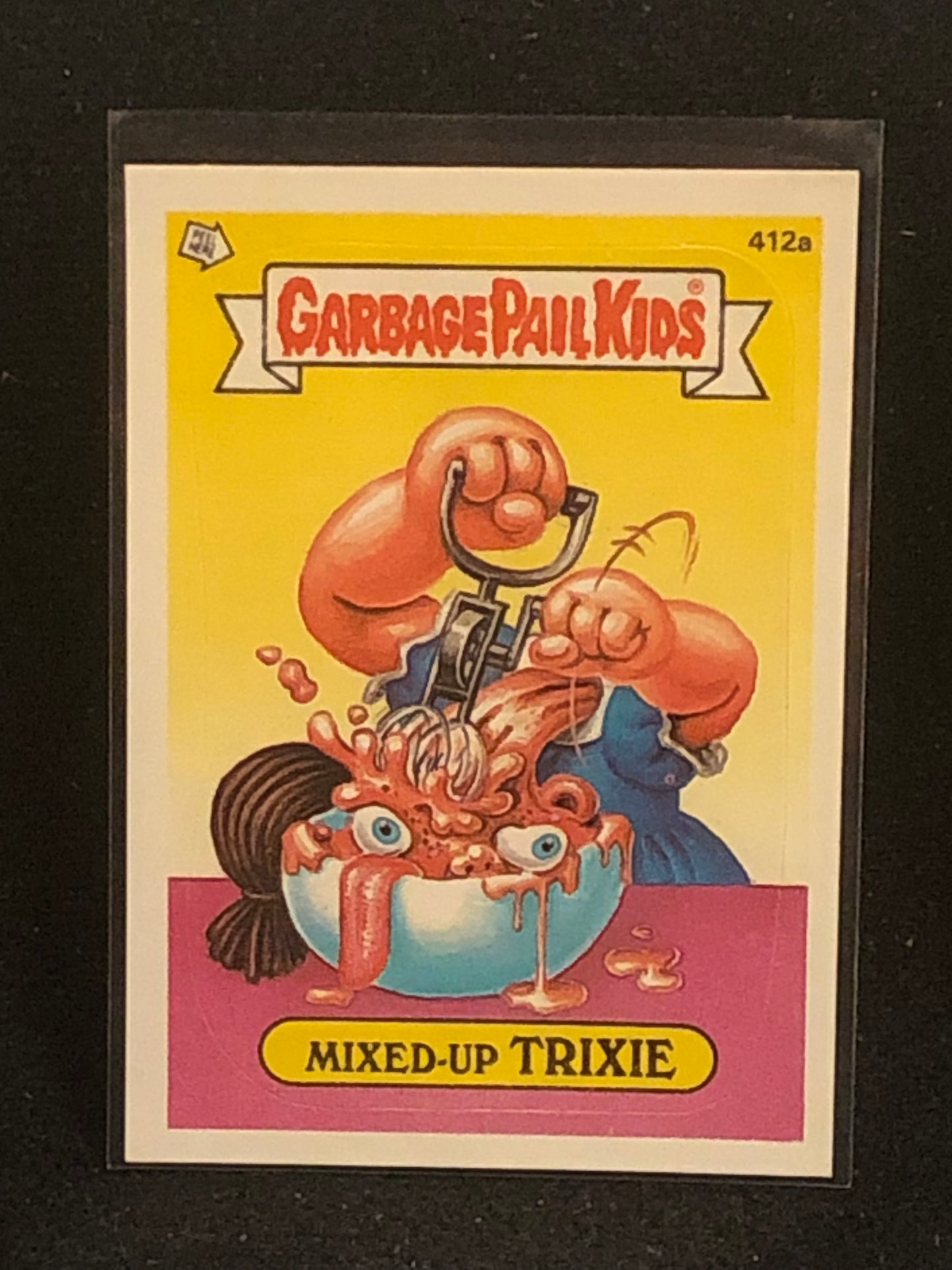 Garbage Pail Kids Original Series 10 (os10) 412a Mixed Up Trixie