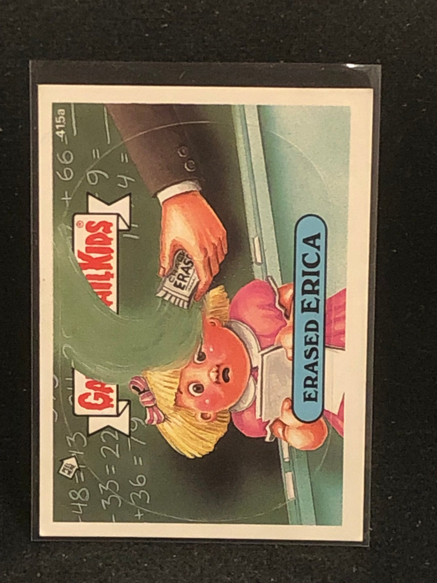 Garbage Pail Kids Original Series 10 (os10) 415a Erased Erica