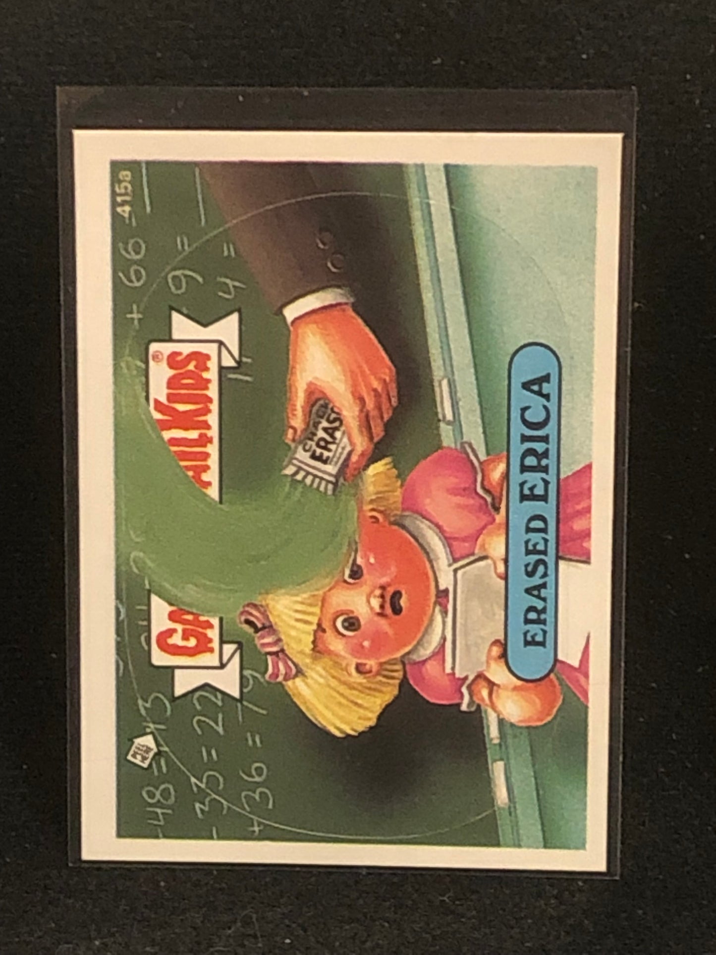 Garbage Pail Kids Original Series 10 (os10) 415a Erased Erica